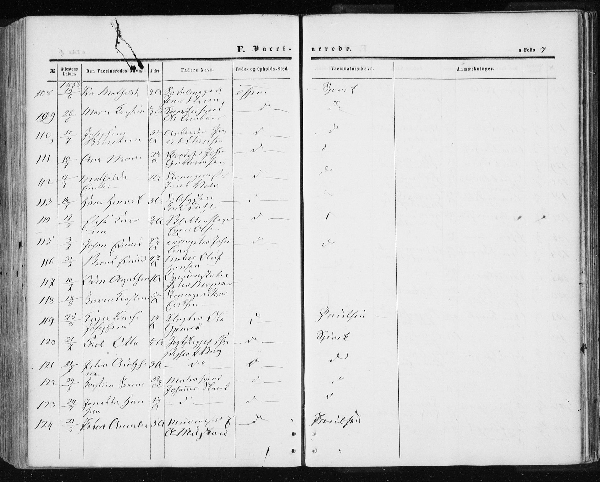Ministerialprotokoller, klokkerbøker og fødselsregistre - Sør-Trøndelag, SAT/A-1456/601/L0053: Ministerialbok nr. 601A21, 1857-1865, s. 7