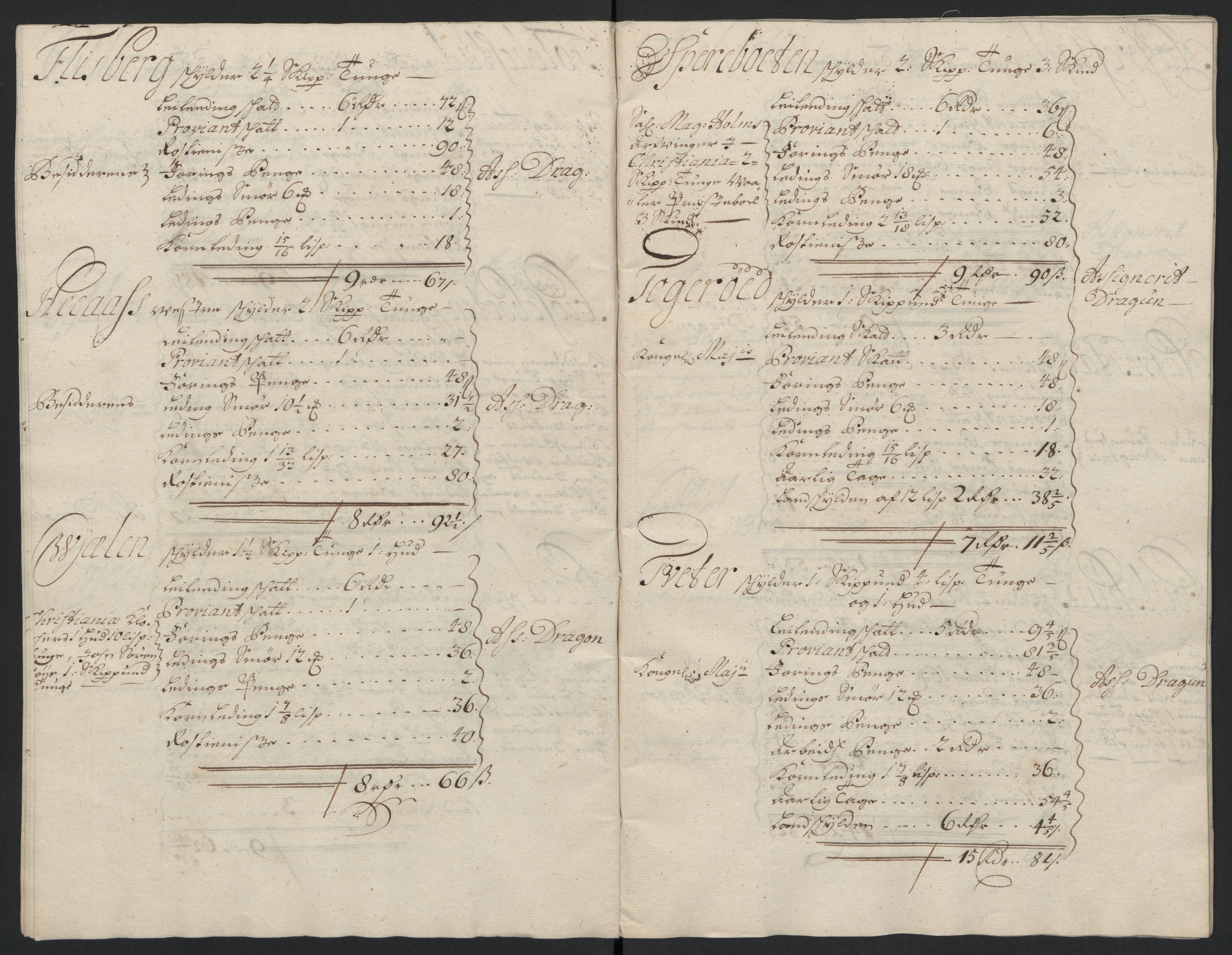 Rentekammeret inntil 1814, Reviderte regnskaper, Fogderegnskap, AV/RA-EA-4092/R04/L0134: Fogderegnskap Moss, Onsøy, Tune, Veme og Åbygge, 1707-1708, s. 293