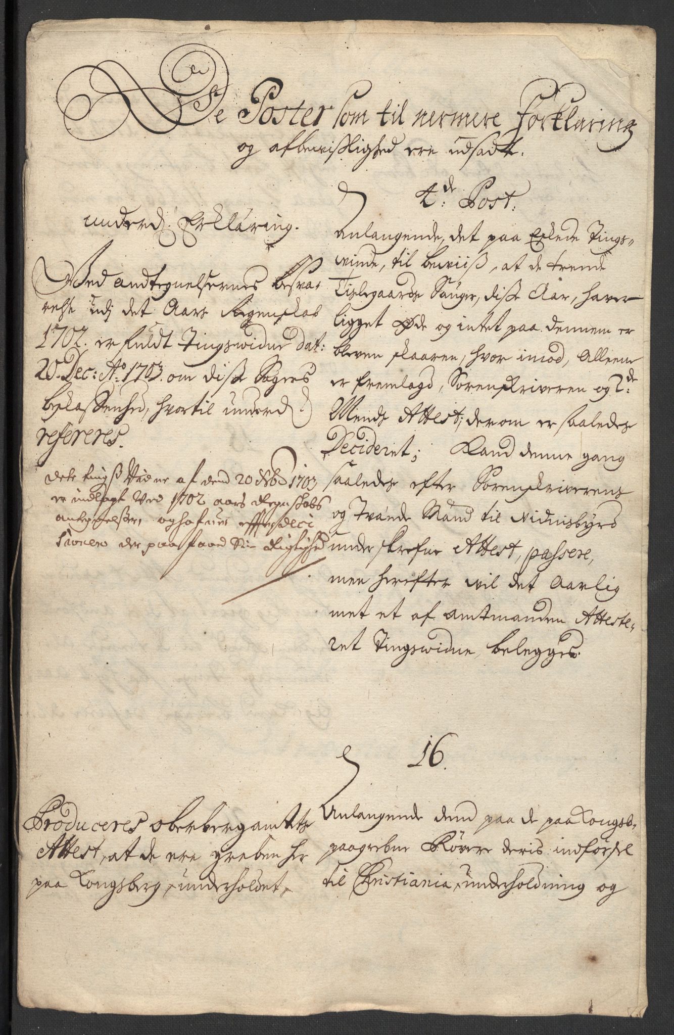 Rentekammeret inntil 1814, Reviderte regnskaper, Fogderegnskap, RA/EA-4092/R24/L1581: Fogderegnskap Numedal og Sandsvær, 1703, s. 249