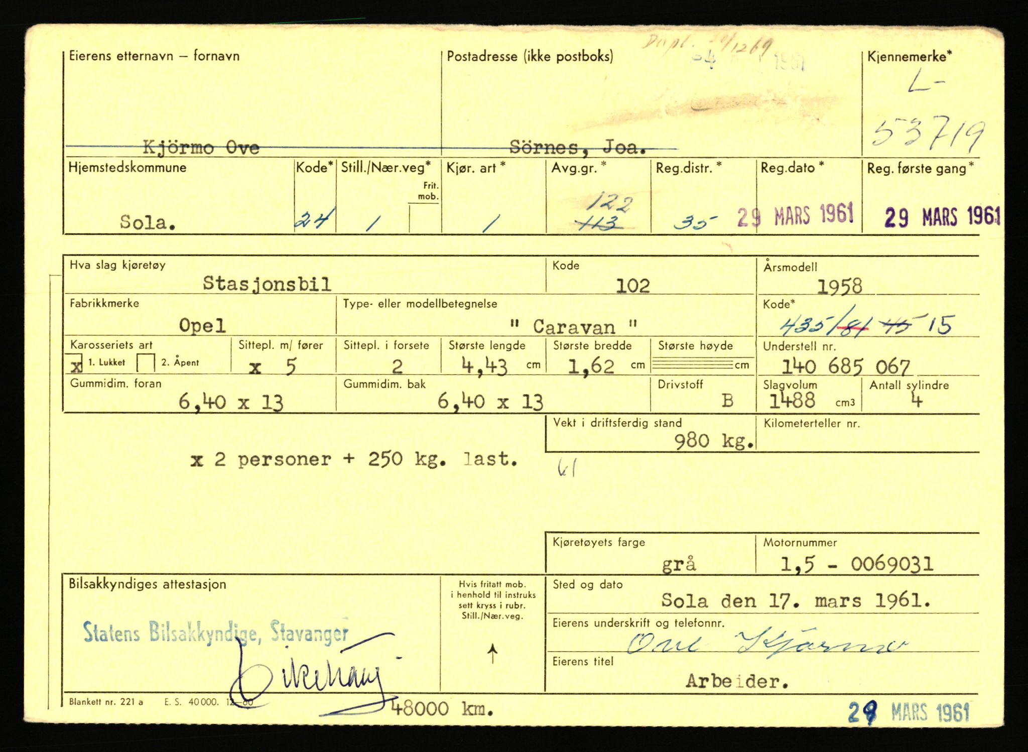 Stavanger trafikkstasjon, AV/SAST-A-101942/0/F/L0053: L-52900 - L-54199, 1930-1971, s. 1957