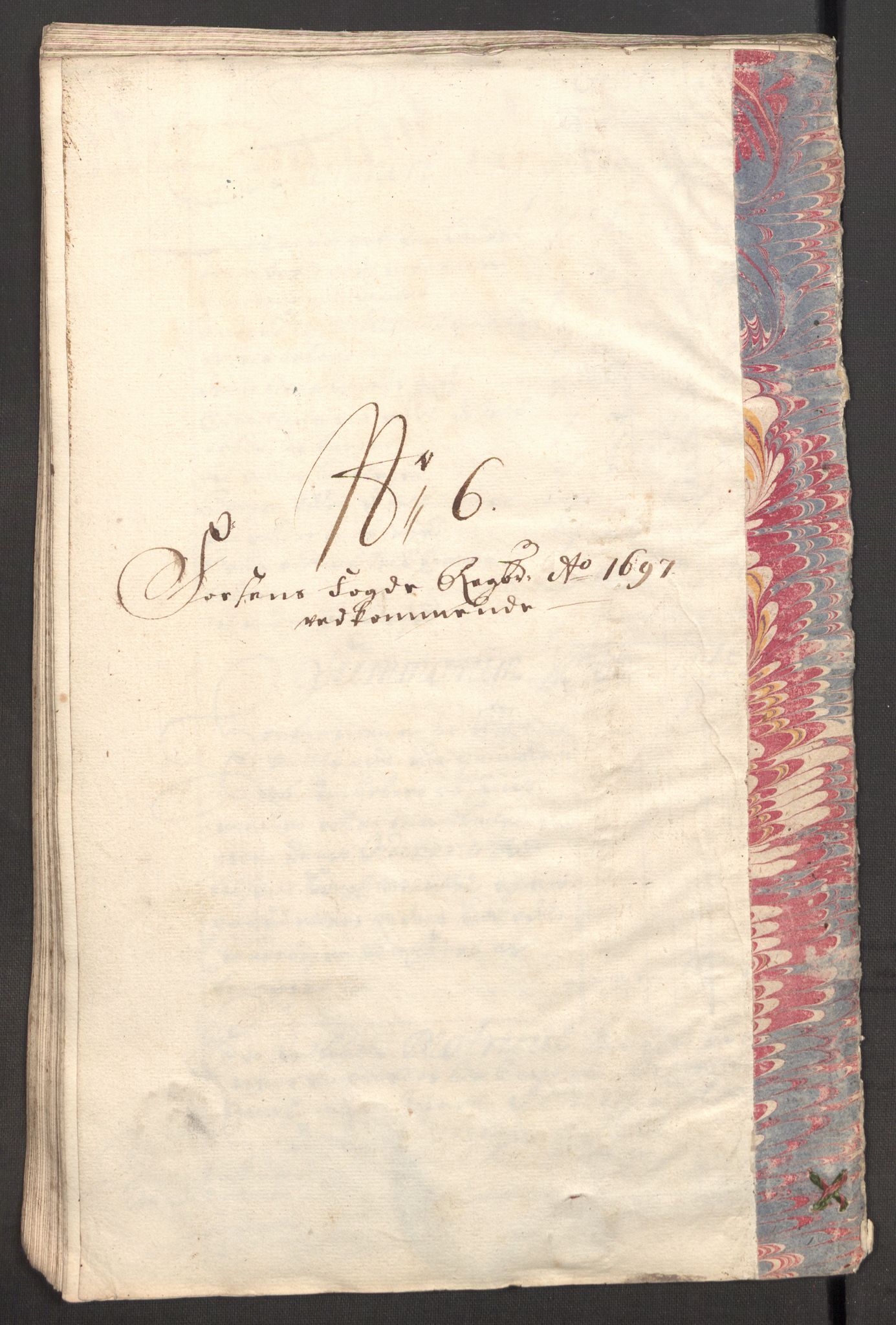 Rentekammeret inntil 1814, Reviderte regnskaper, Fogderegnskap, RA/EA-4092/R57/L3852: Fogderegnskap Fosen, 1697, s. 104