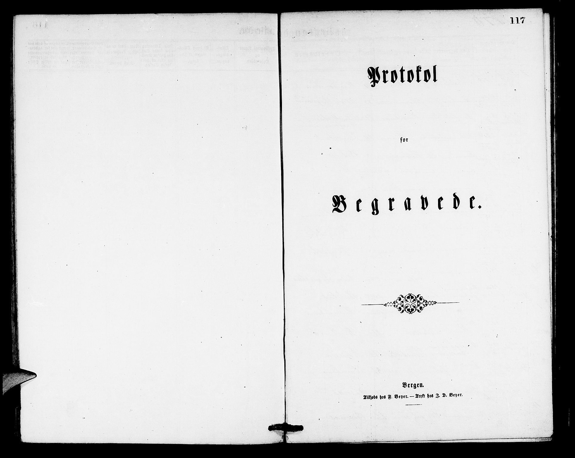 Haus sokneprestembete, AV/SAB-A-75601/H/Hab: Klokkerbok nr. B 1, 1869-1878, s. 117