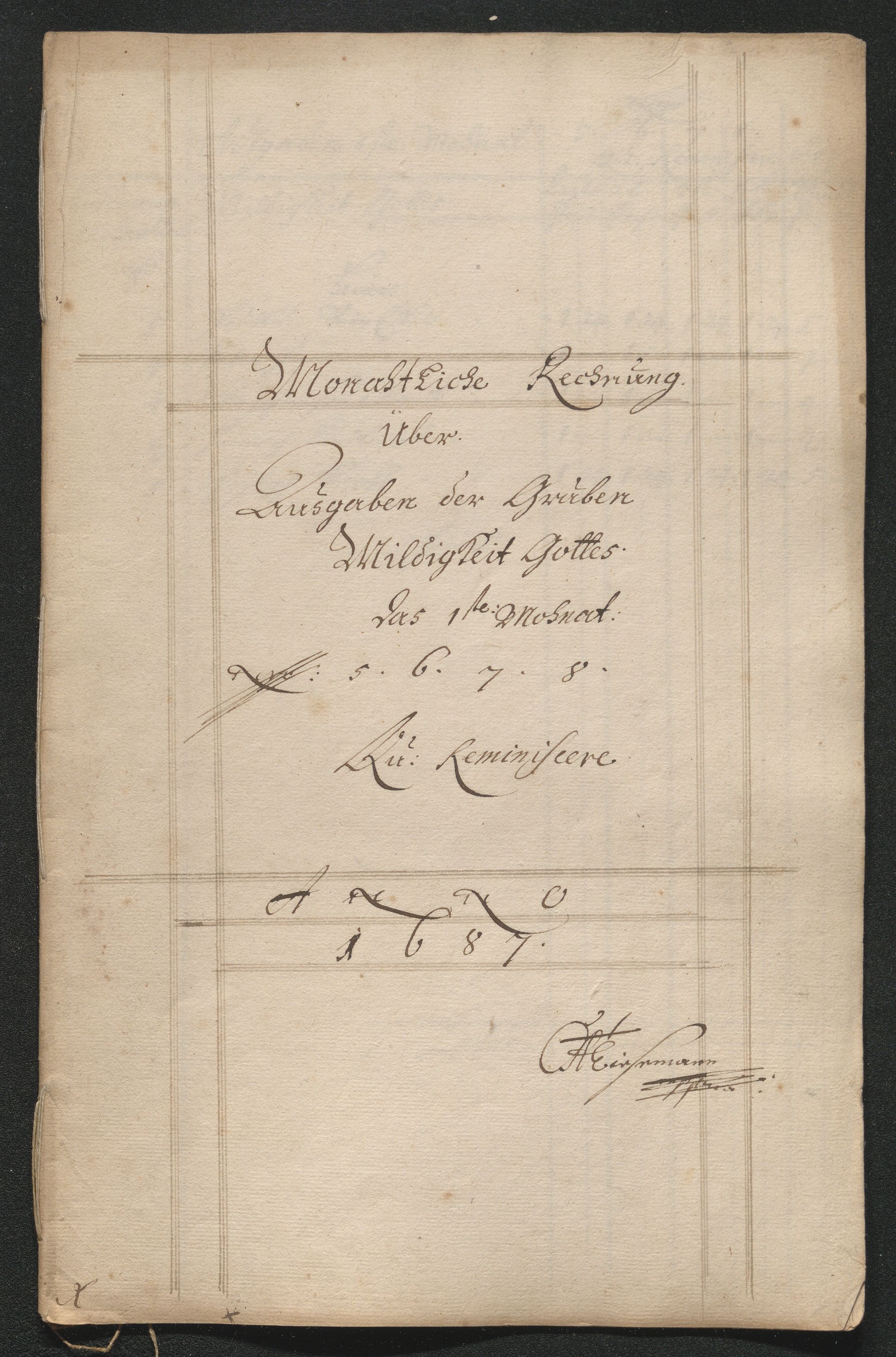 Kongsberg Sølvverk 1623-1816, SAKO/EA-3135/001/D/Dc/Dcd/L0063: Utgiftsregnskap for gruver m.m. , 1687, s. 15