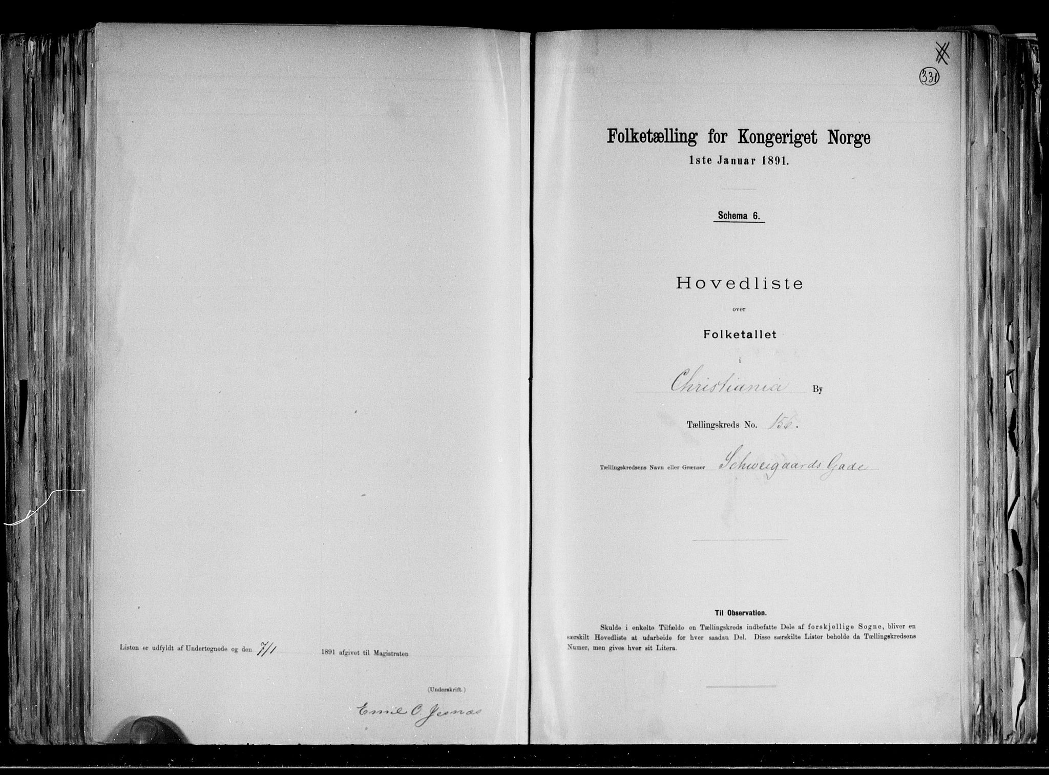 RA, Folketelling 1891 for 0301 Kristiania kjøpstad, 1891, s. 88110