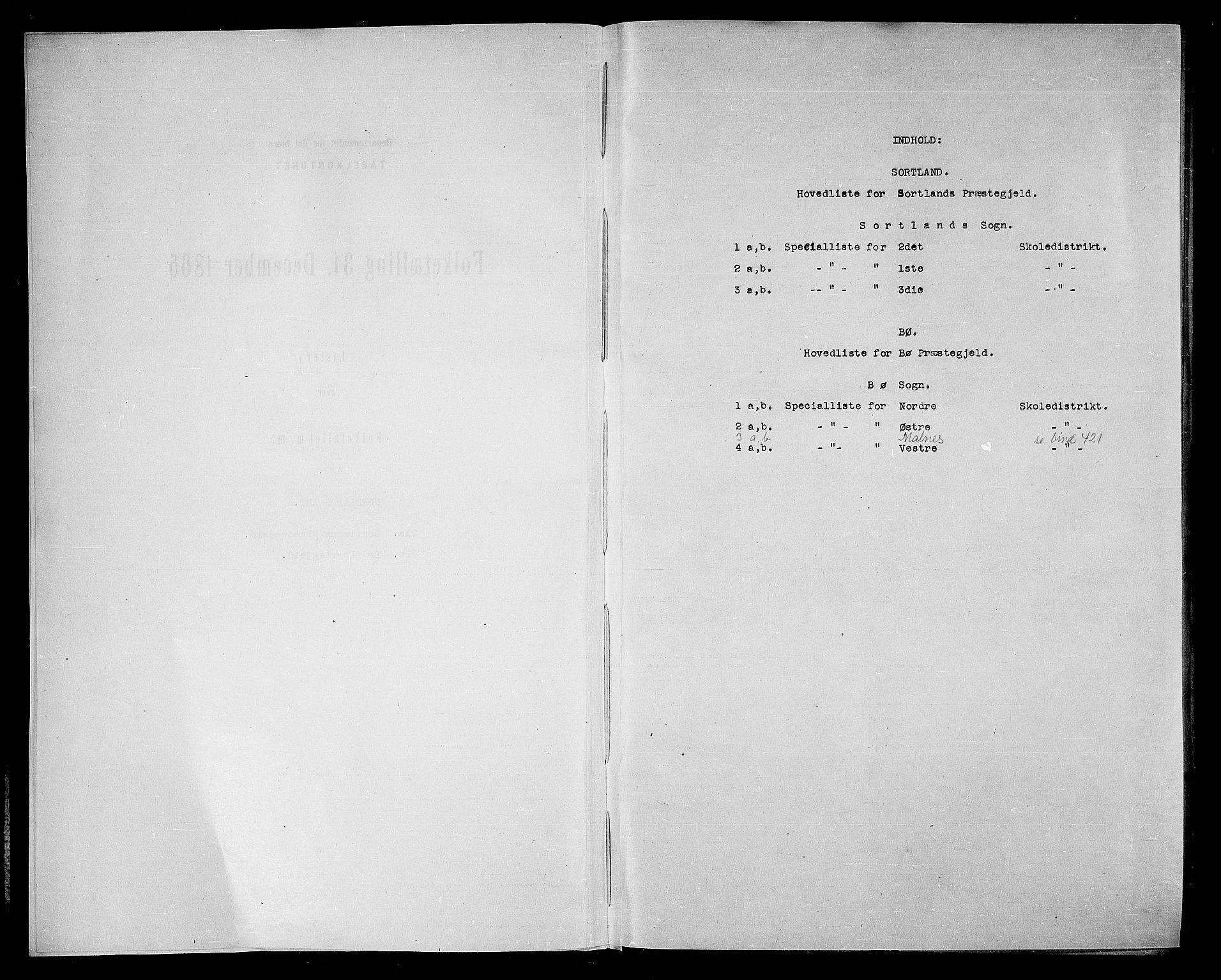 RA, Folketelling 1865 for 1870P Sortland prestegjeld, 1865, s. 4