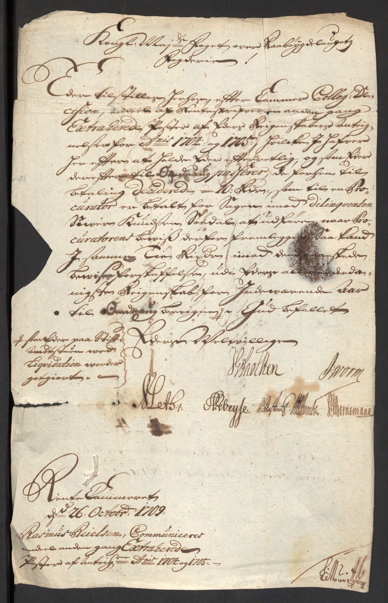 Rentekammeret inntil 1814, Reviderte regnskaper, Fogderegnskap, AV/RA-EA-4092/R40/L2449: Fogderegnskap Råbyggelag, 1709-1711, s. 94