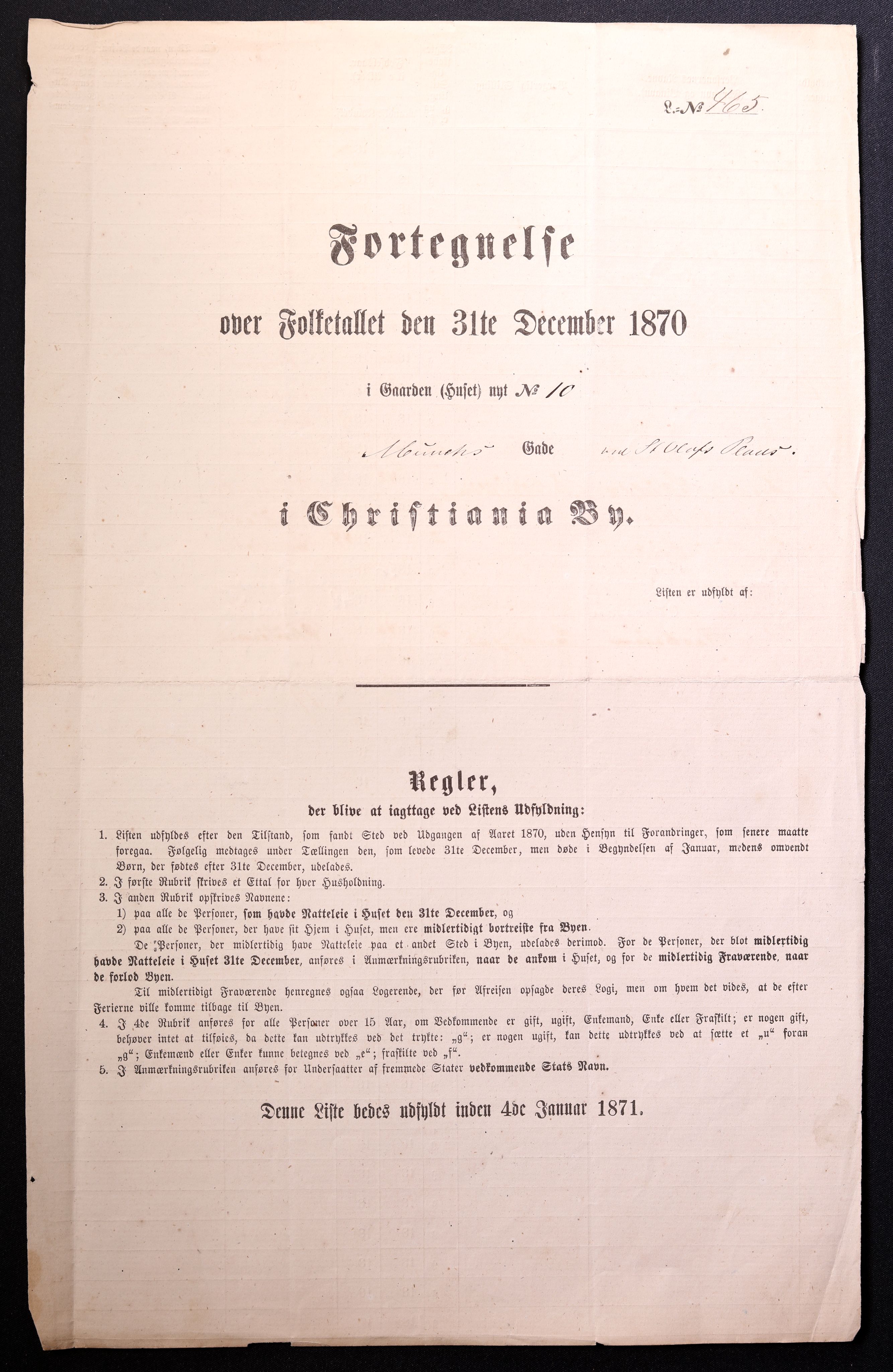 RA, Folketelling 1870 for 0301 Kristiania kjøpstad, 1870, s. 2277