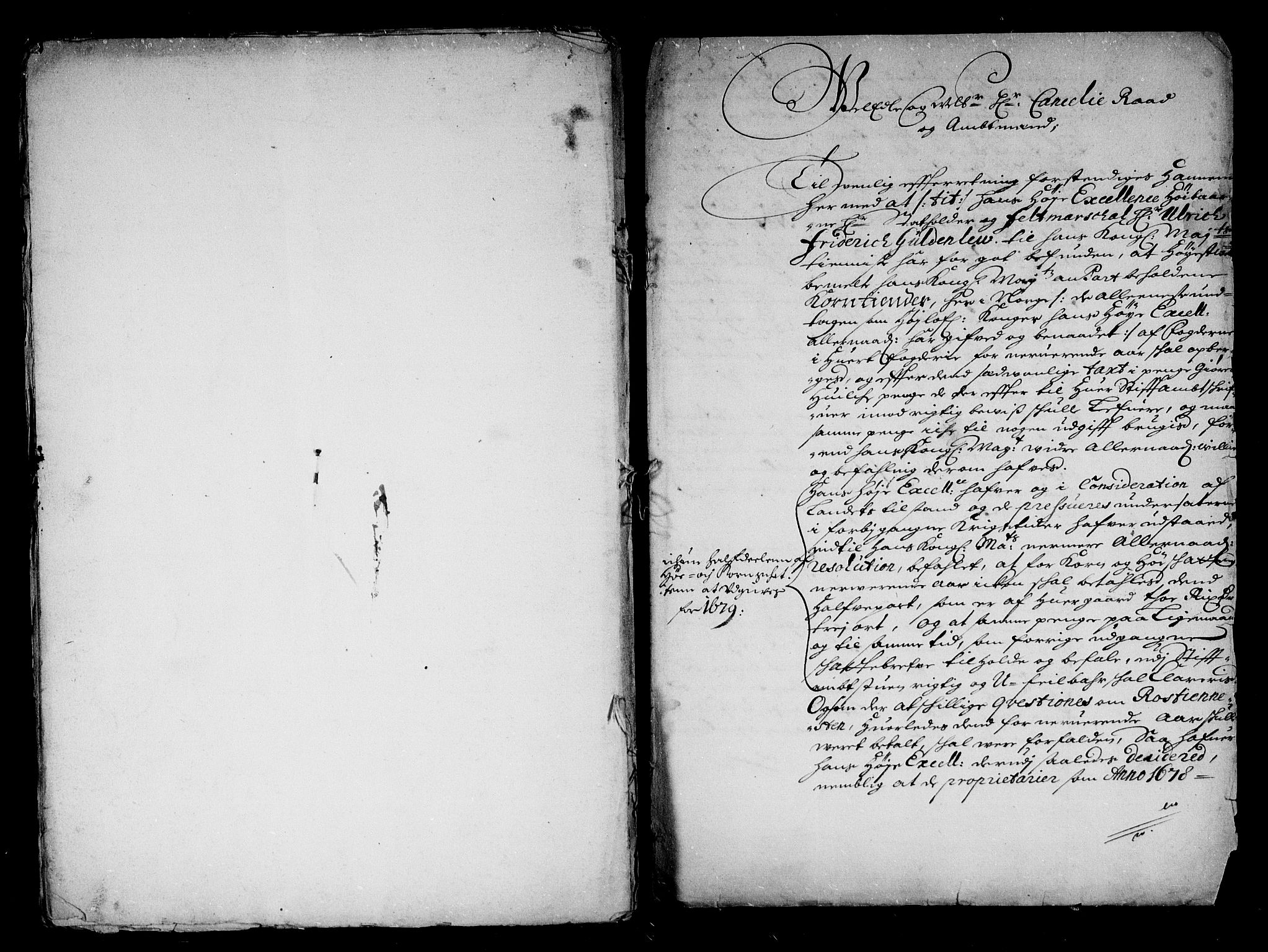 Rentekammeret inntil 1814, Reviderte regnskaper, Stiftamtstueregnskaper, Trondheim stiftamt og Nordland amt, AV/RA-EA-6044/R/Re/L0054: Trondheim stiftamt og Nordland amt, 1679