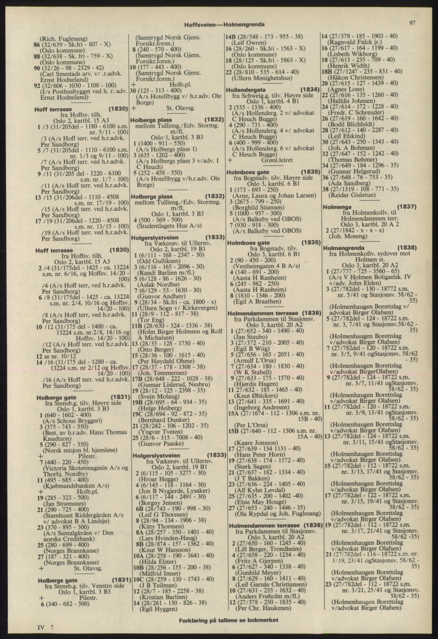 Kristiania/Oslo adressebok, PUBL/-, 1975-1976, s. 97