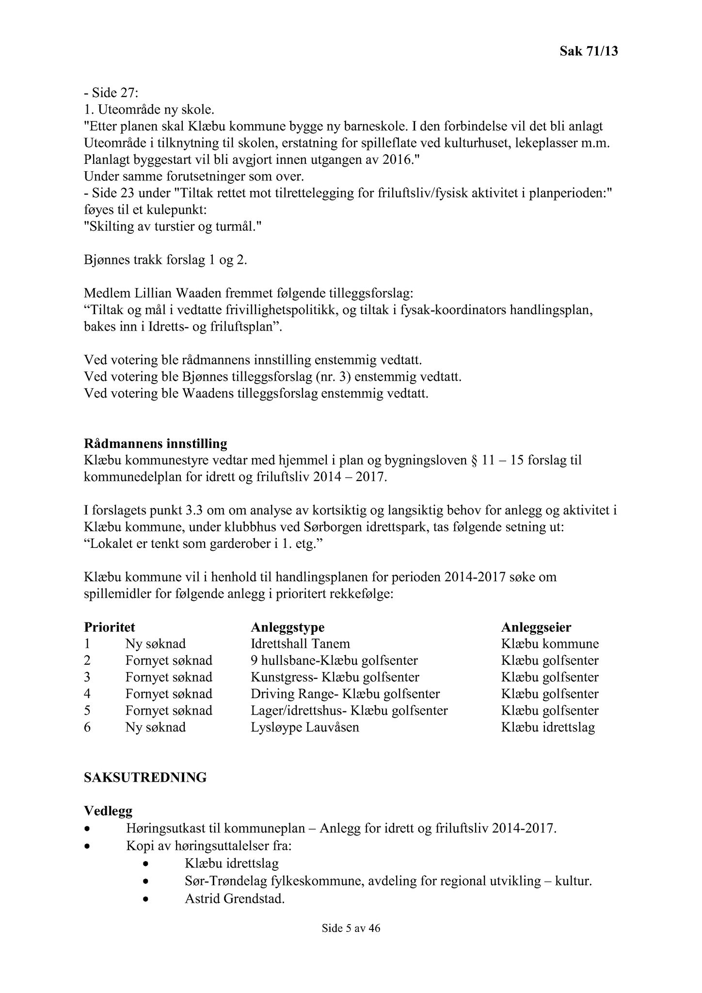 Klæbu Kommune, TRKO/KK/01-KS/L006: Kommunestyret - Møtedokumenter, 2013, s. 1376