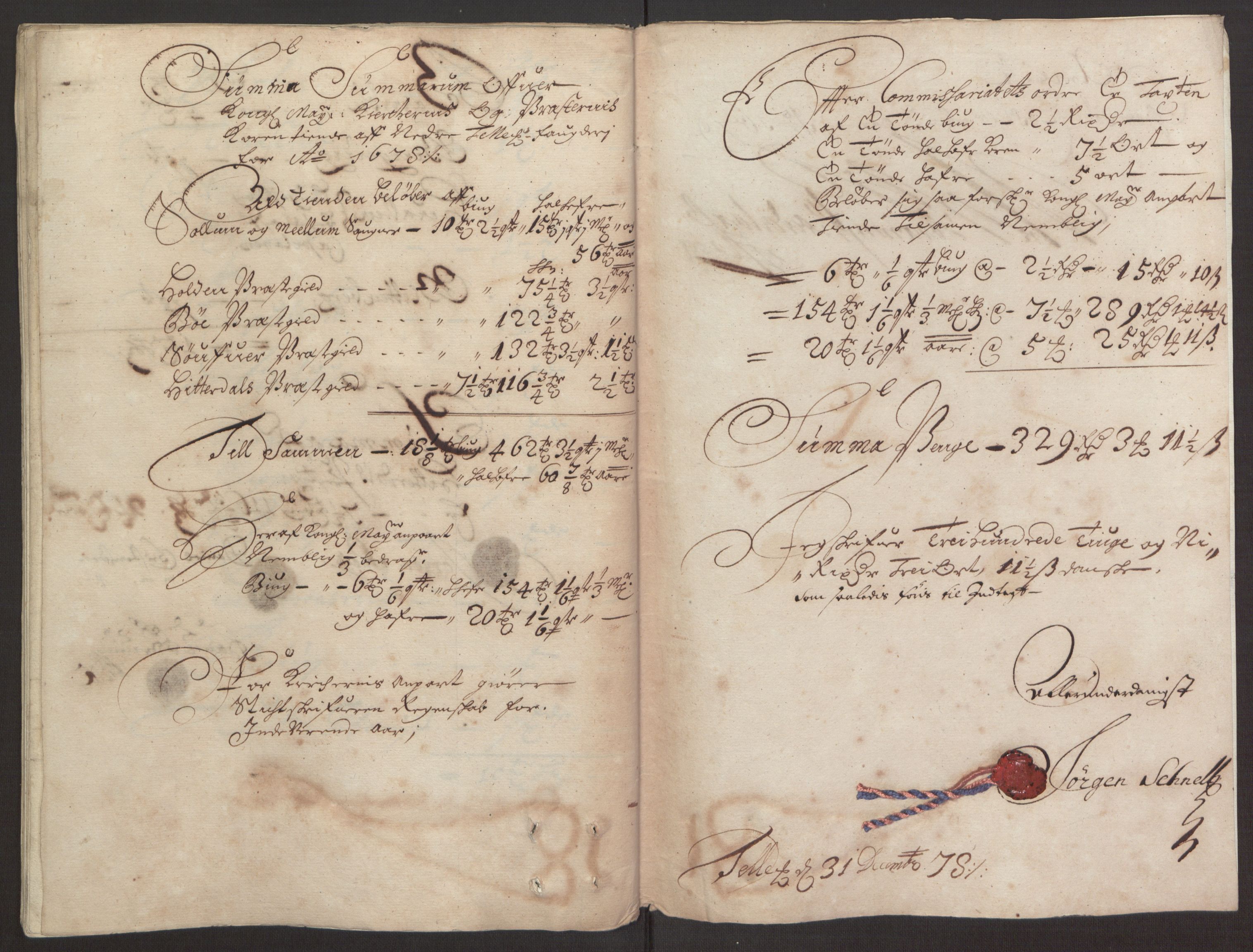 Rentekammeret inntil 1814, Reviderte regnskaper, Fogderegnskap, RA/EA-4092/R35/L2069: Fogderegnskap Øvre og Nedre Telemark, 1678, s. 121