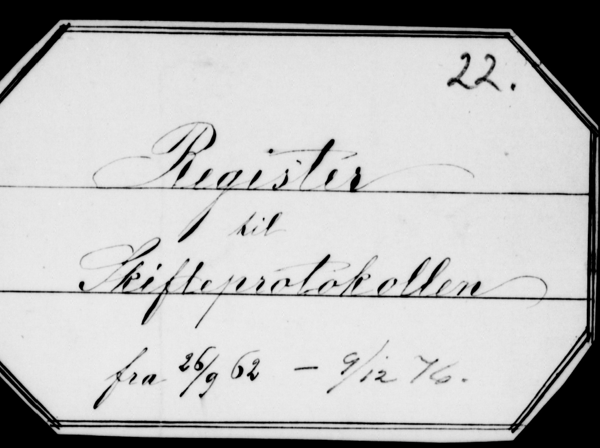 Arendal byfogd, SAK/1222-0001/H/Hc/L0033: Skifteutlodningsprotokoll nr. 31, 1862-1876