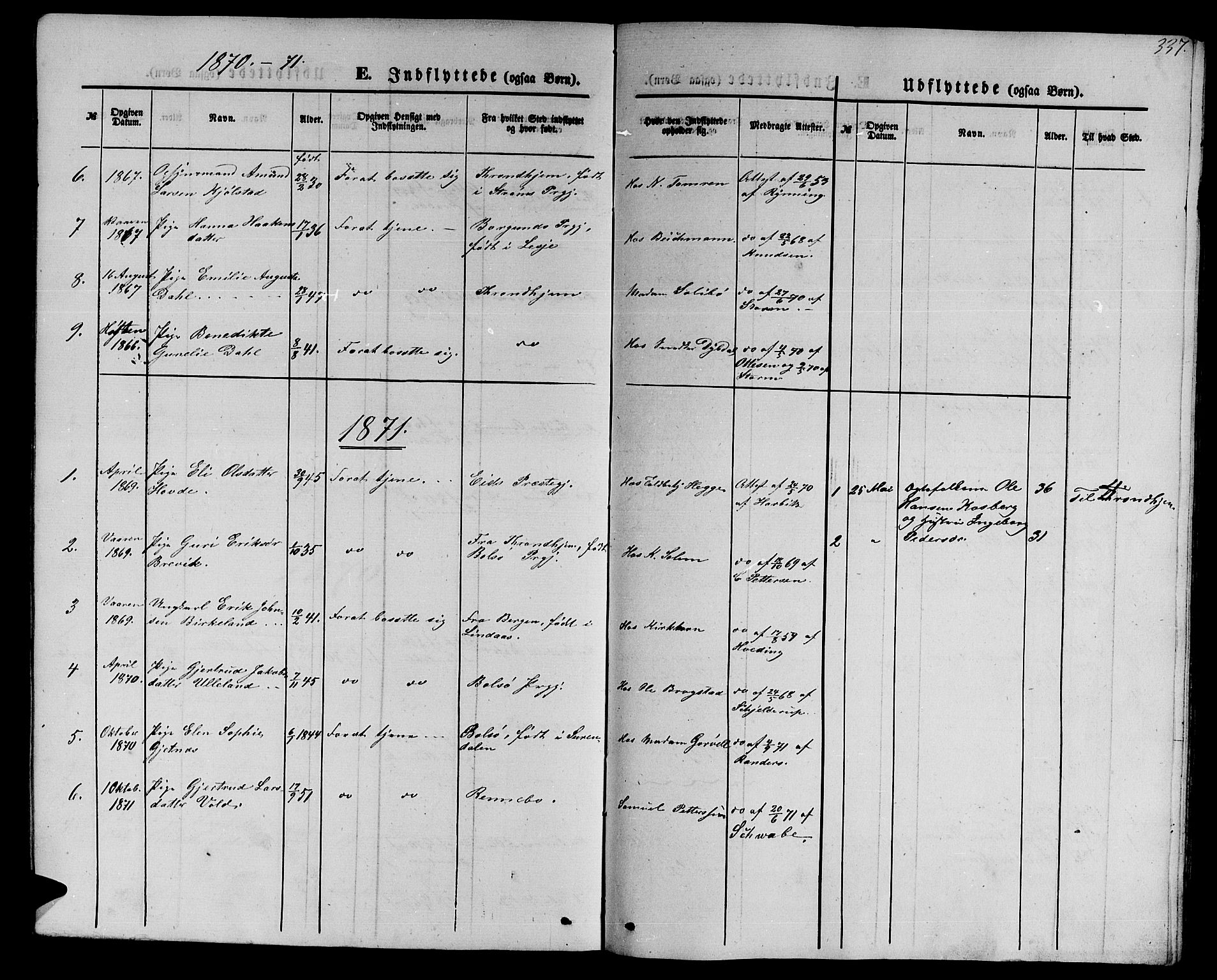 Ministerialprotokoller, klokkerbøker og fødselsregistre - Møre og Romsdal, SAT/A-1454/558/L0701: Klokkerbok nr. 558C02, 1862-1879, s. 337