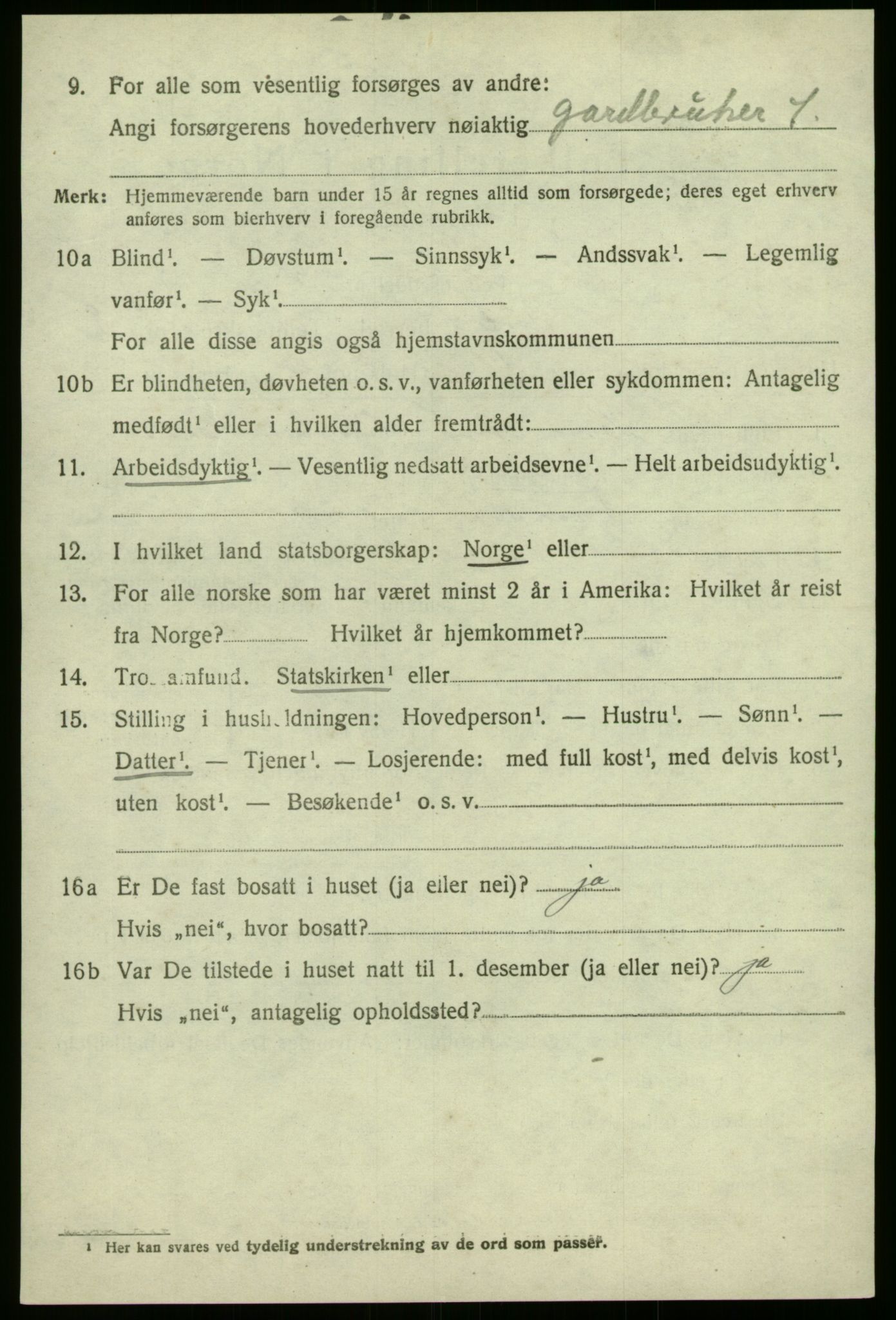 SAB, Folketelling 1920 for 1432 Førde herred, 1920, s. 3359