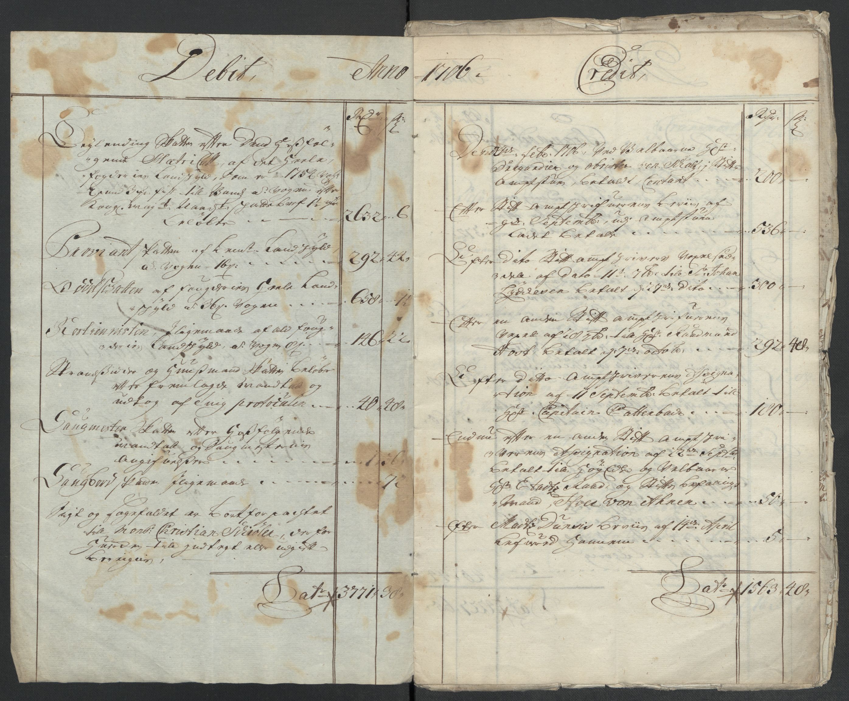 Rentekammeret inntil 1814, Reviderte regnskaper, Fogderegnskap, RA/EA-4092/R55/L3657: Fogderegnskap Romsdal, 1706, s. 6