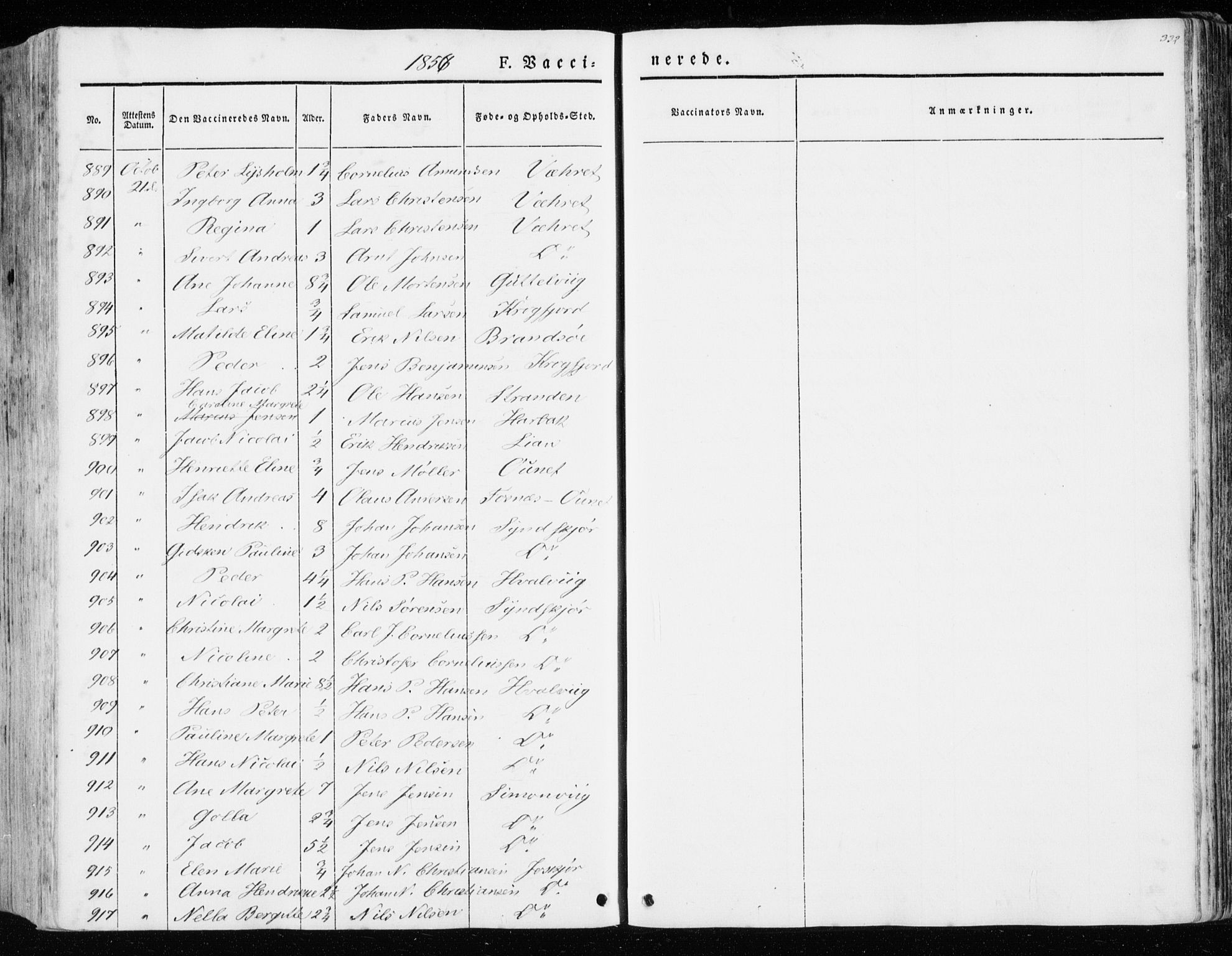 Ministerialprotokoller, klokkerbøker og fødselsregistre - Sør-Trøndelag, SAT/A-1456/657/L0704: Ministerialbok nr. 657A05, 1846-1857, s. 332