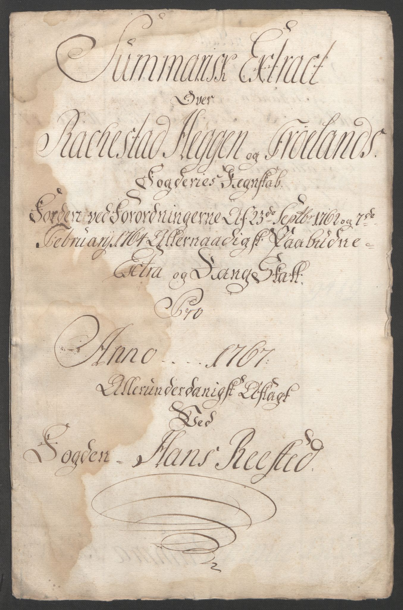 Rentekammeret inntil 1814, Reviderte regnskaper, Fogderegnskap, AV/RA-EA-4092/R07/L0413: Ekstraskatten Rakkestad, Heggen og Frøland, 1762-1772, s. 338