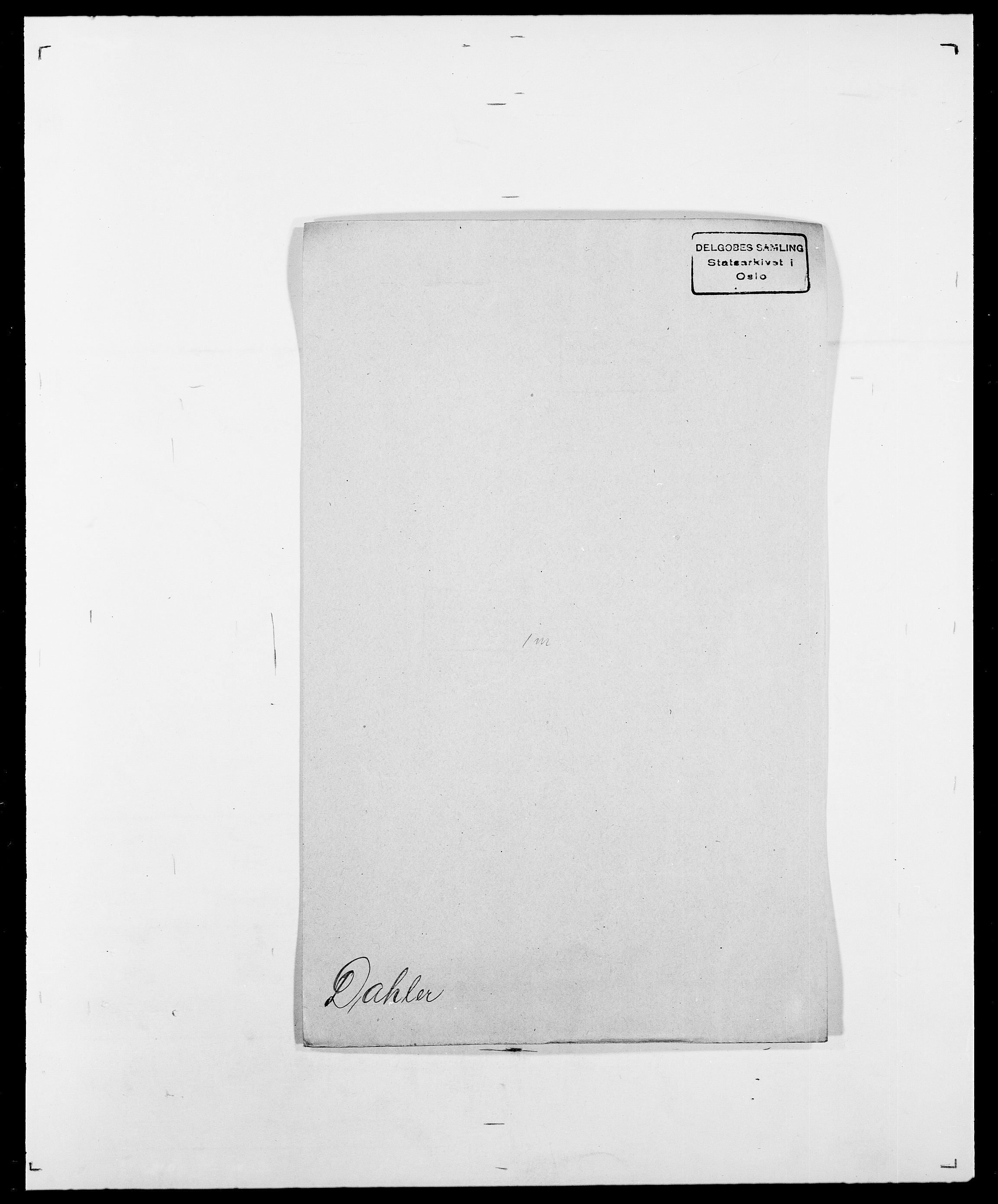Delgobe, Charles Antoine - samling, AV/SAO-PAO-0038/D/Da/L0009: Dahl - v. Düren, s. 203