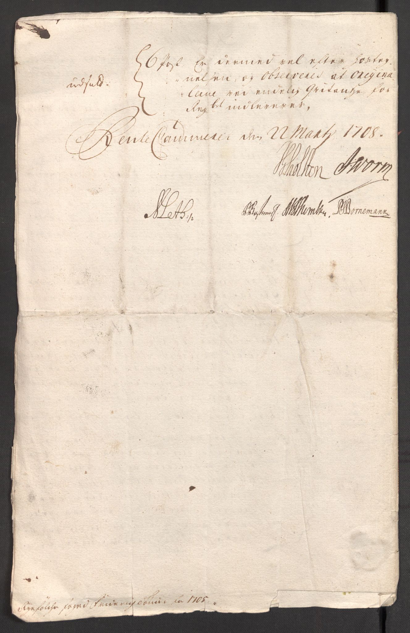 Rentekammeret inntil 1814, Reviderte regnskaper, Fogderegnskap, RA/EA-4092/R47/L2860: Fogderegnskap Ryfylke, 1703-1705, s. 534