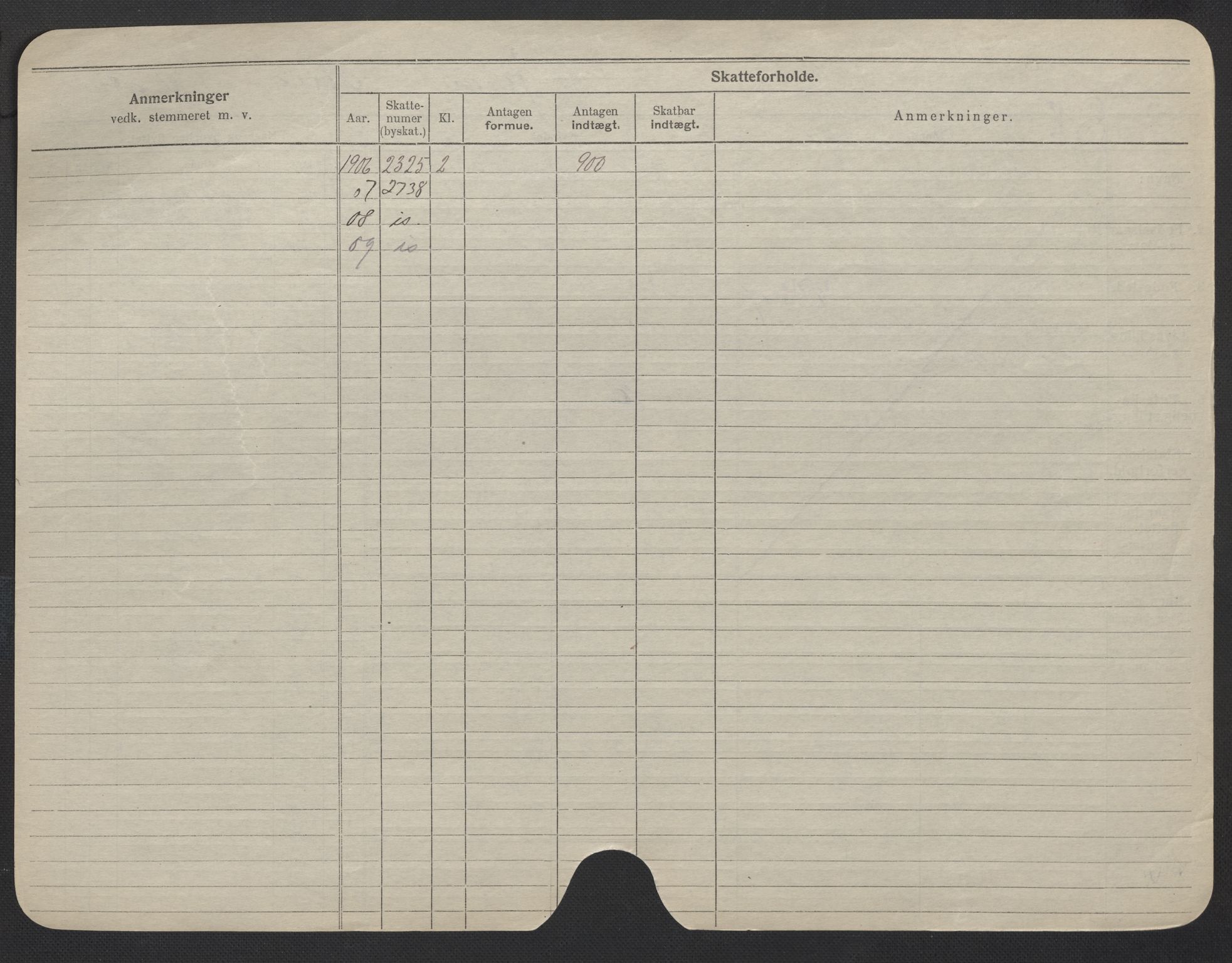 Oslo folkeregister, Registerkort, SAO/A-11715/F/Fa/Fac/L0023: Kvinner, 1906-1914, s. 50b