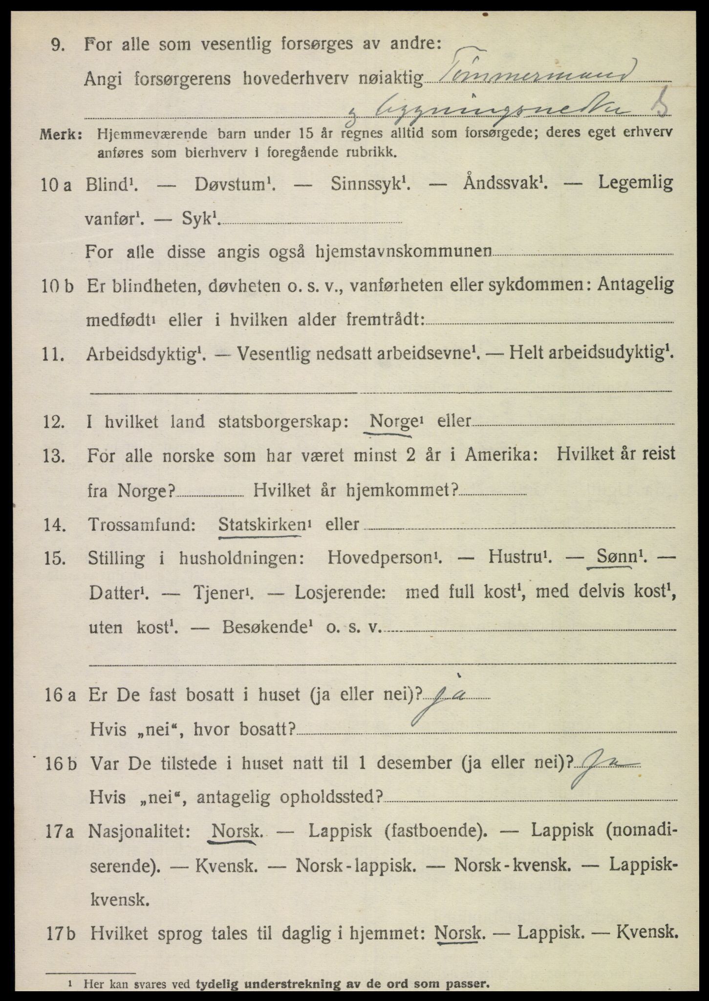 SAT, Folketelling 1920 for 1753 Foldereid herred, 1920, s. 1215