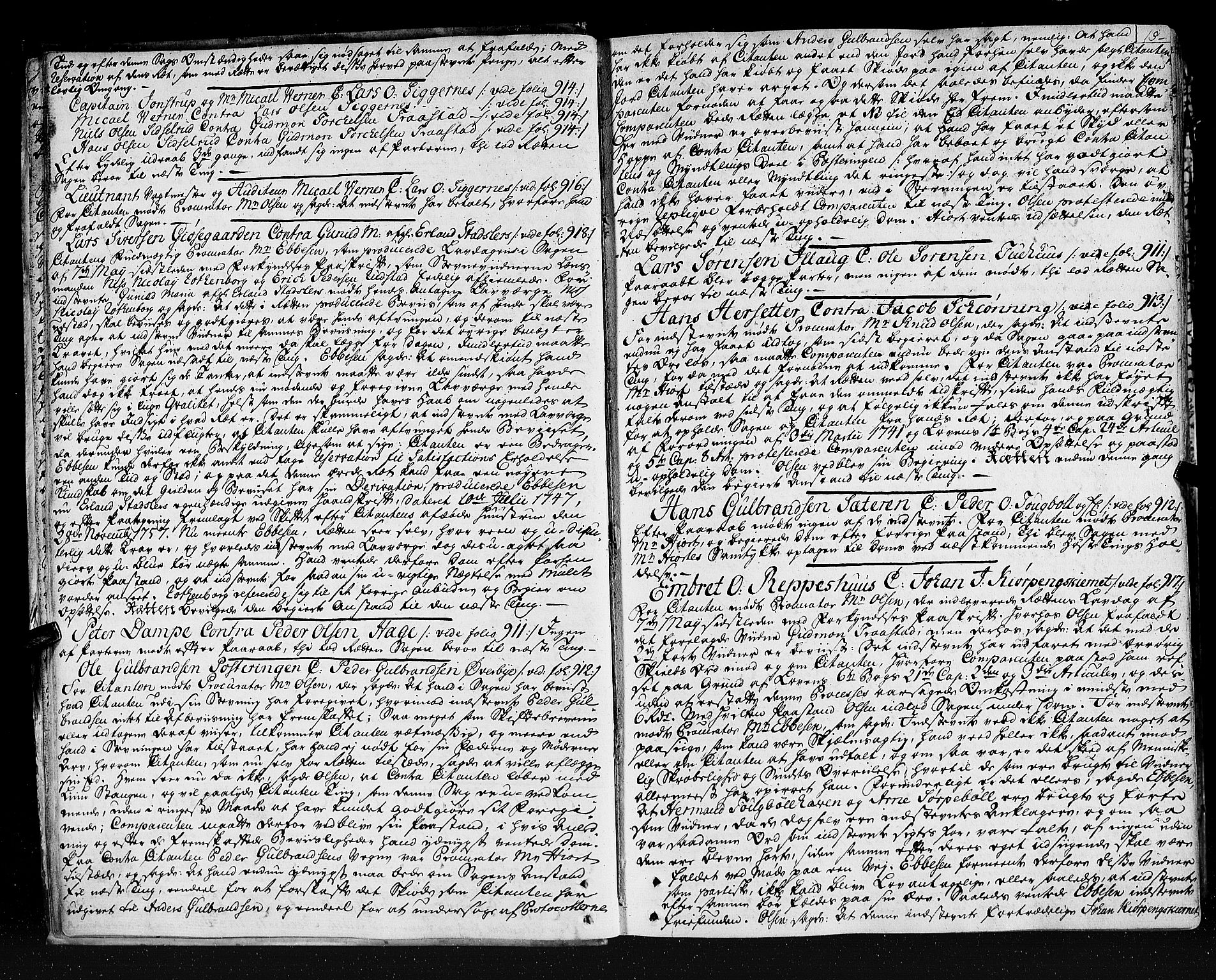 Solør og Østerdalen sorenskriveri, AV/SAH-TING-024/G/Gb/L0070: Tingbok, 1763-1766, s. 18b-19a