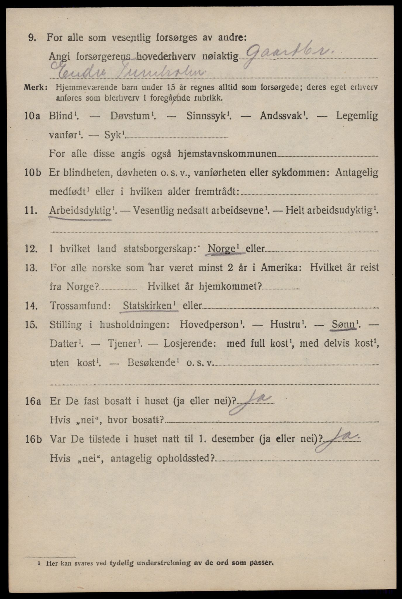 SAST, Folketelling 1920 for 1126 Hetland herred, 1920, s. 3582