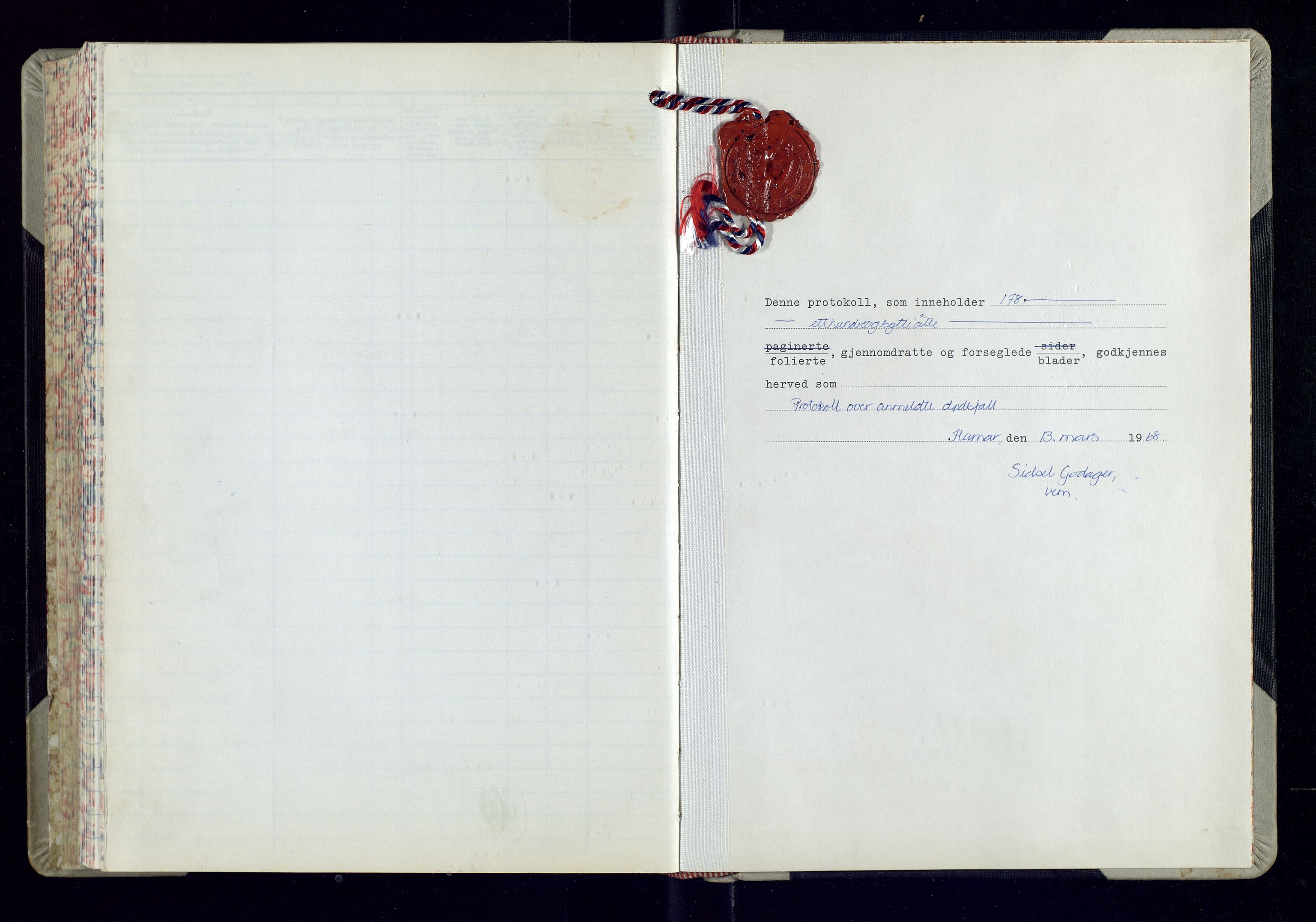 Brumunddal lensmannskontor, AV/SAH-LHR-012/H/Ha/L0005: Dødsfallsprotokoll , 1968-1972