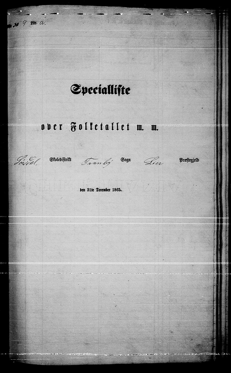 RA, Folketelling 1865 for 0626P Lier prestegjeld, 1865, s. 157