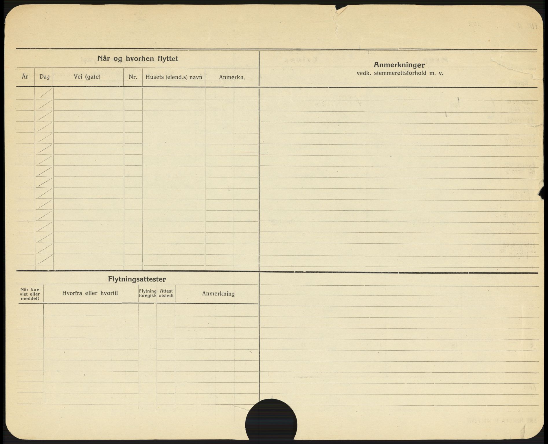 Bærum folkeregister, AV/SAO-A-10504/F/L0004: Utflyttede, 1924