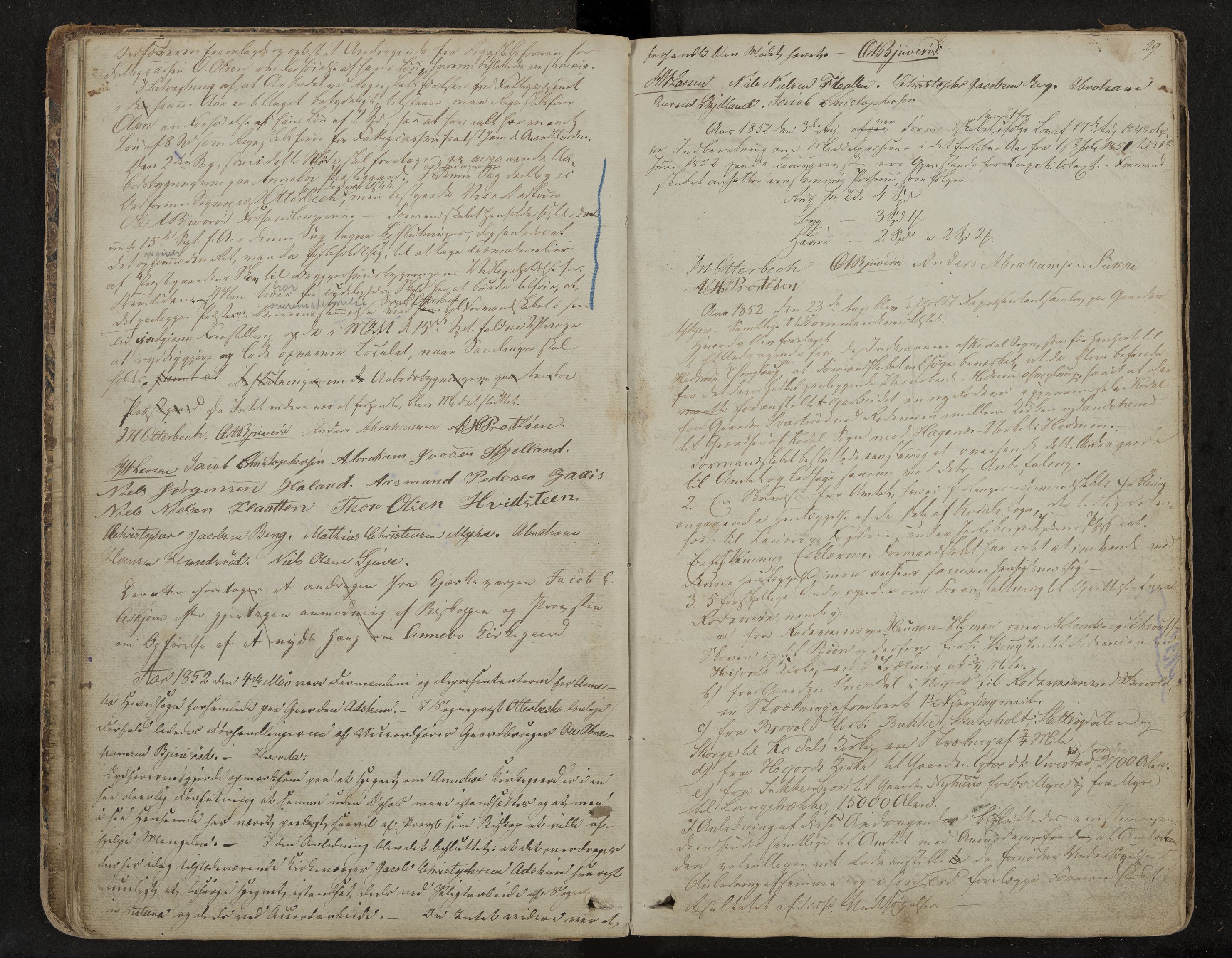 Andebu formannskap og sentraladministrasjon, IKAK/0719021-1/A/Aa/L0001: Møtebok med register, 1837-1869, s. 29