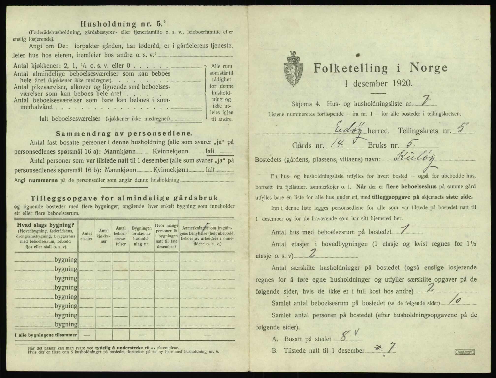 SAT, Folketelling 1920 for 1573 Edøy herred, 1920, s. 248