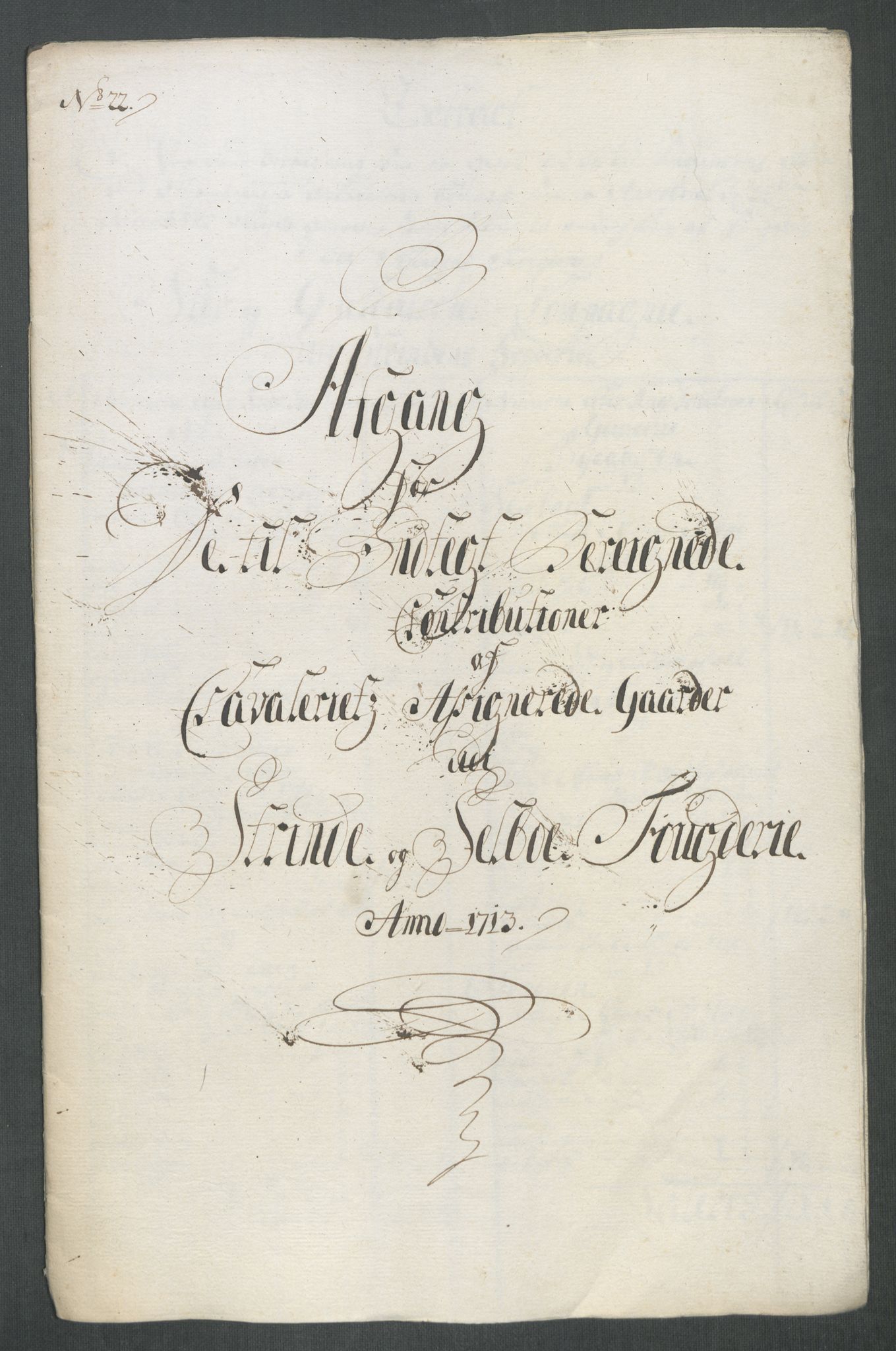 Rentekammeret inntil 1814, Reviderte regnskaper, Fogderegnskap, RA/EA-4092/R61/L4113: Fogderegnskap Strinda og Selbu, 1712-1713, s. 466