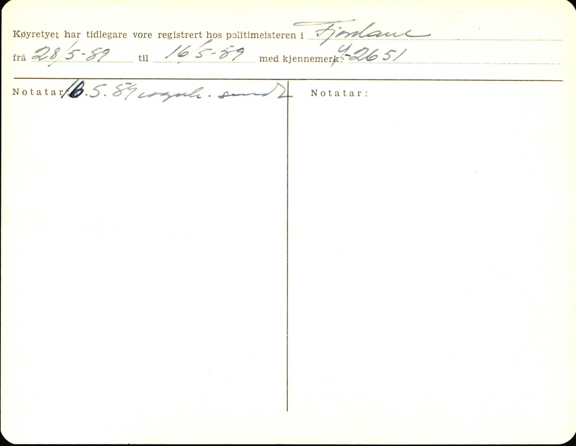 Statens vegvesen, Sogn og Fjordane vegkontor, AV/SAB-A-5301/4/F/L0004: Registerkort utmeldte Fjordane S2500-2700, S7200-7899, 1930-1961, s. 134