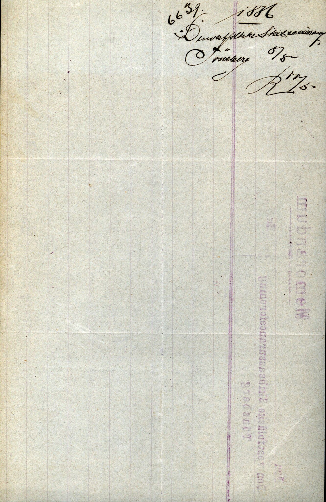 Pa 63 - Østlandske skibsassuranceforening, VEMU/A-1079/G/Ga/L0019/0011: Havaridokumenter / Arica, Astrid, August Herman Franck, Sondre, 1886, s. 33