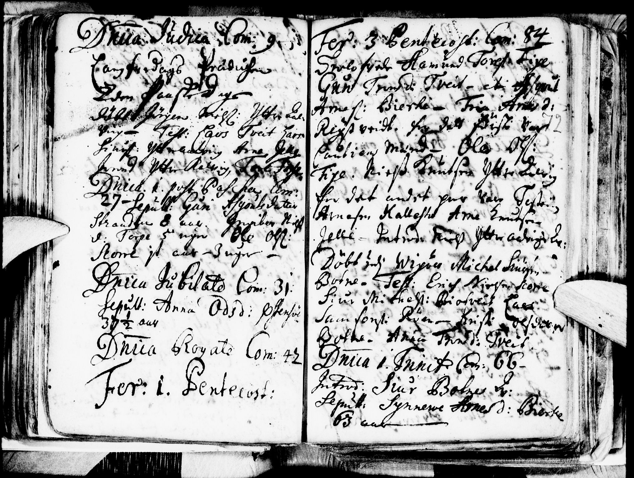 Kvam sokneprestembete, AV/SAB-A-76201/H/Haa: Ministerialbok nr. A 1, 1690-1741, s. 72