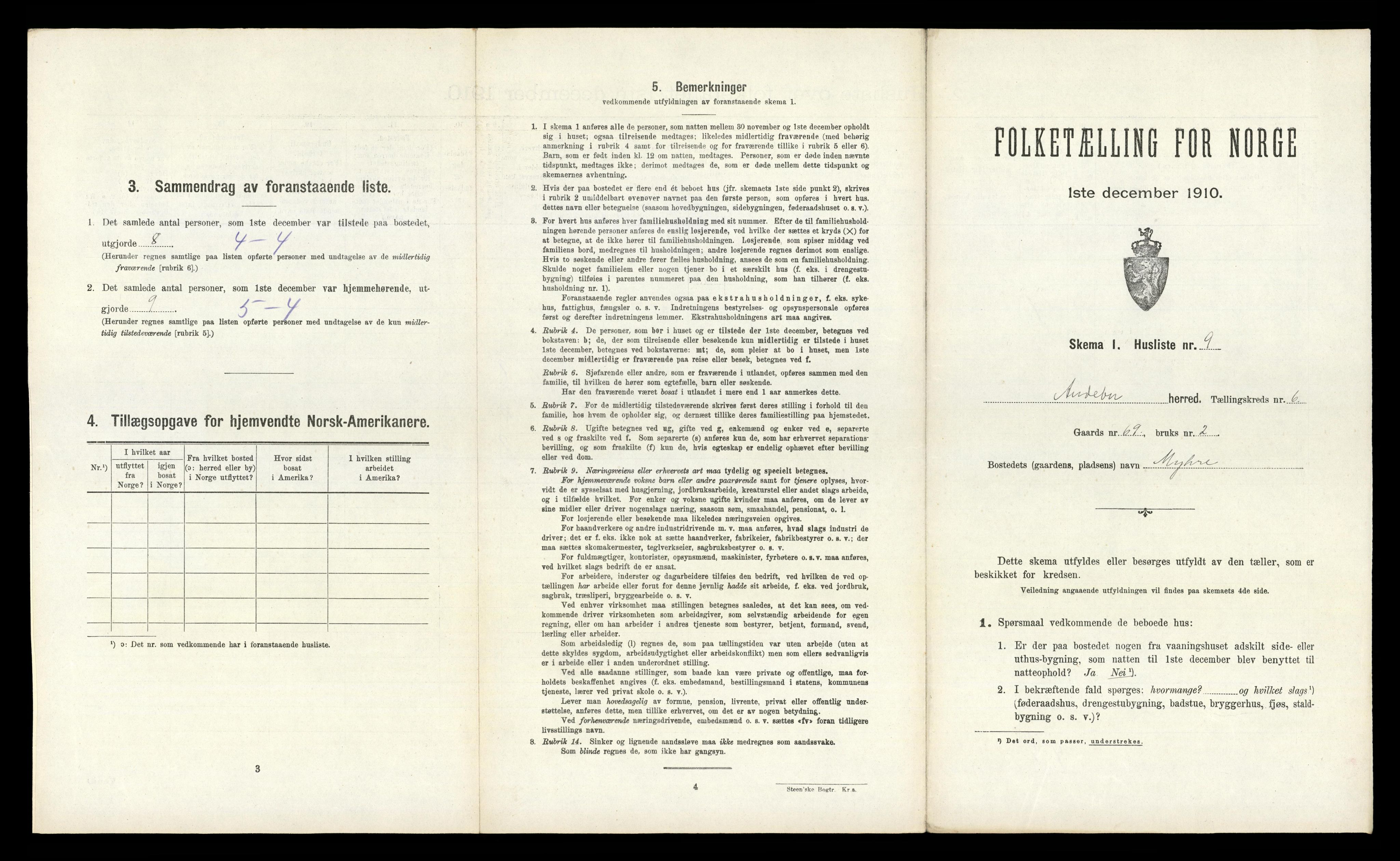 RA, Folketelling 1910 for 0719 Andebu herred, 1910, s. 541