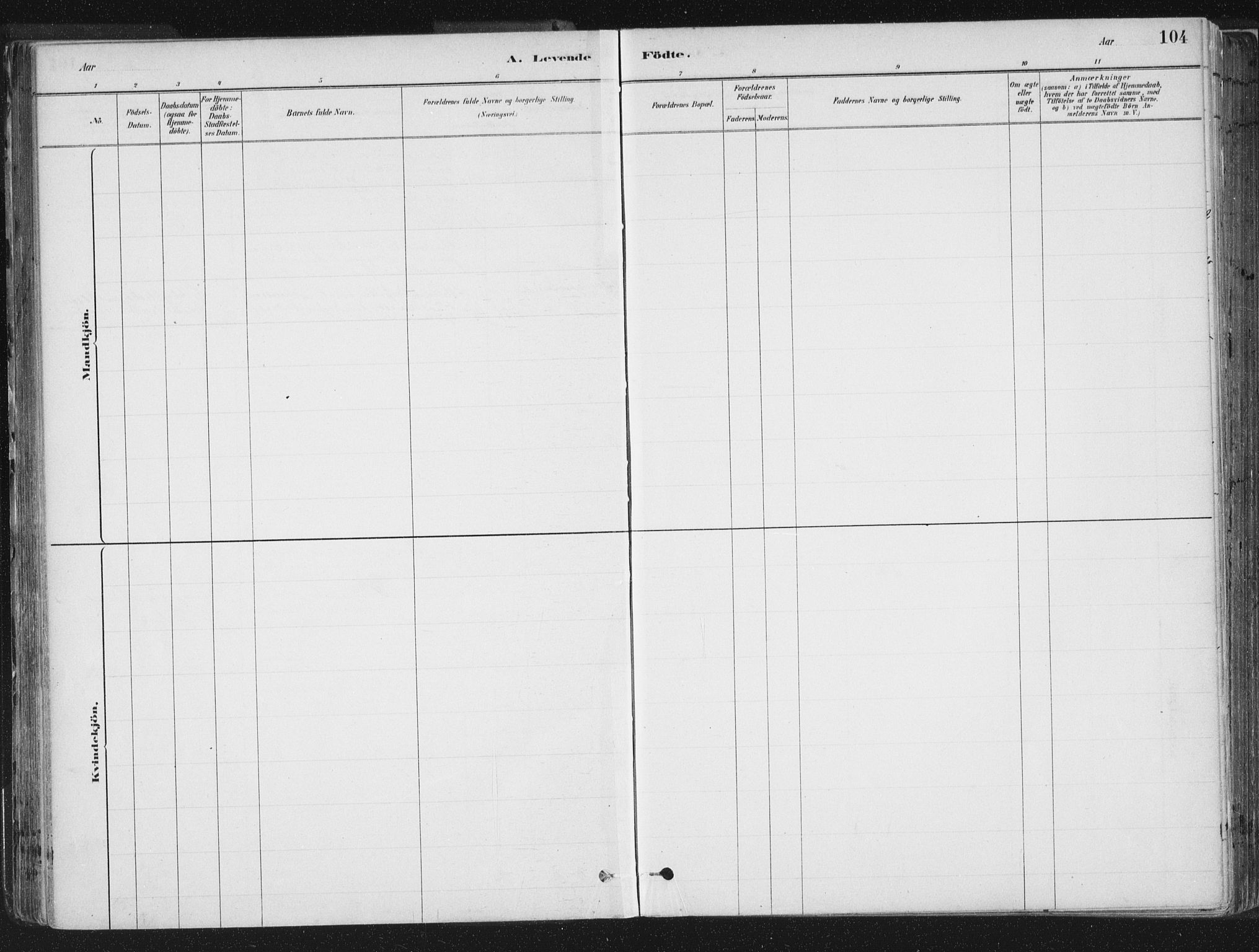 Ministerialprotokoller, klokkerbøker og fødselsregistre - Sør-Trøndelag, AV/SAT-A-1456/659/L0739: Ministerialbok nr. 659A09, 1879-1893, s. 104
