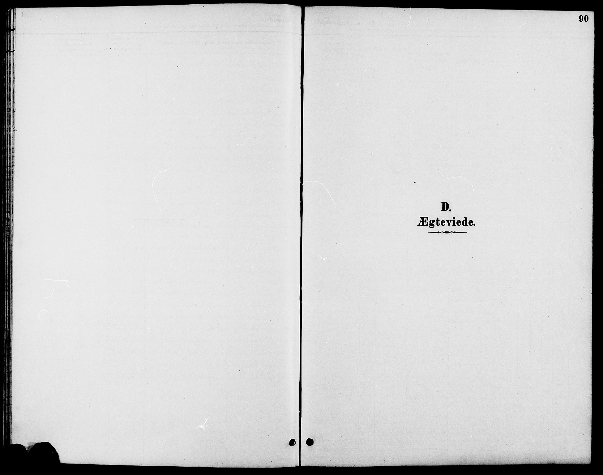 Gjerstad sokneprestkontor, SAK/1111-0014/F/Fb/Fbb/L0004: Klokkerbok nr. B 4, 1890-1910, s. 90