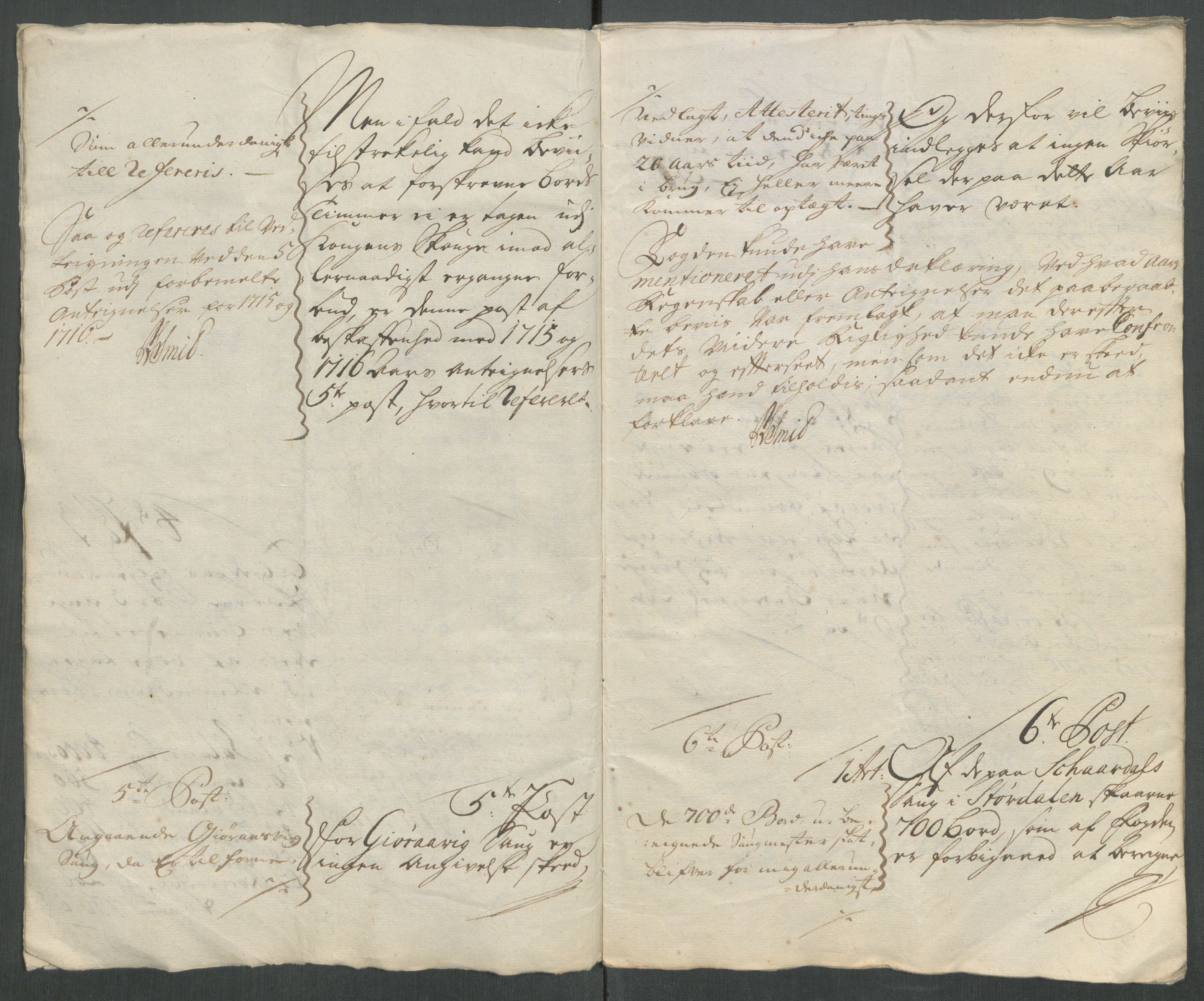 Rentekammeret inntil 1814, Reviderte regnskaper, Fogderegnskap, RA/EA-4092/R62/L4208: Fogderegnskap Stjørdal og Verdal, 1718, s. 324