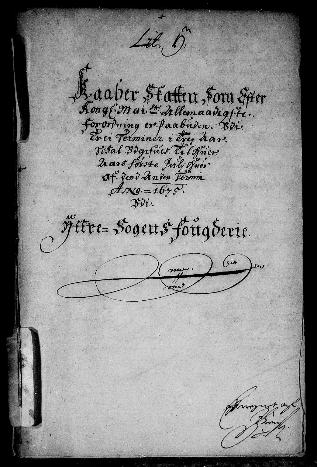 Rentekammeret inntil 1814, Reviderte regnskaper, Stiftamtstueregnskaper, Bergen stiftamt, AV/RA-EA-6043/R/Rc/L0045: Bergen stiftamt, 1676