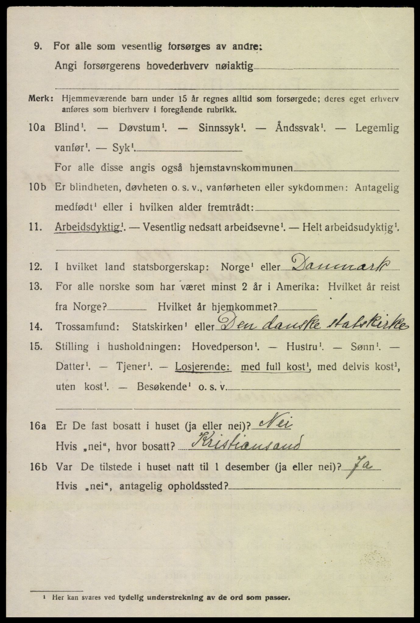 SAK, Folketelling 1920 for 1014 Vennesla herred, 1920, s. 4829