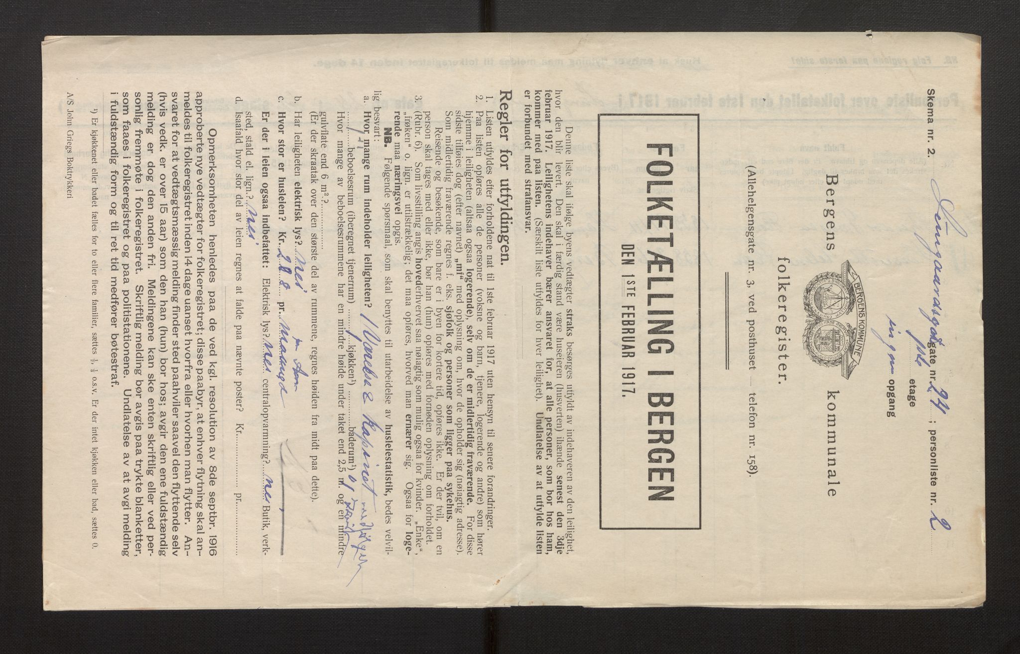 SAB, Kommunal folketelling 1917 for Bergen kjøpstad, 1917, s. 21867