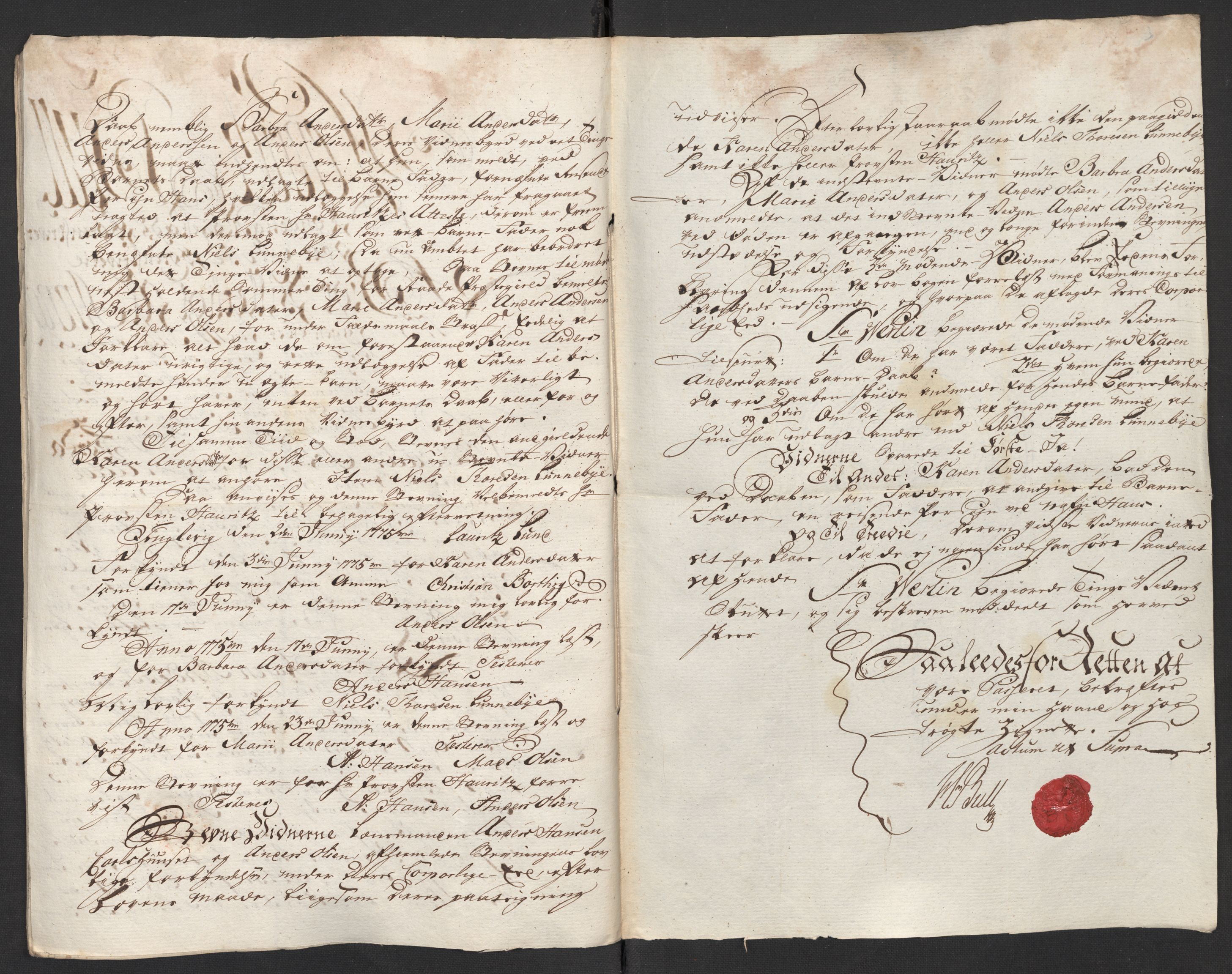 Kristiania stiftamt, SAO/A-10386/G/Gm/L0011: Domsakter og forhør, 1776, s. 578