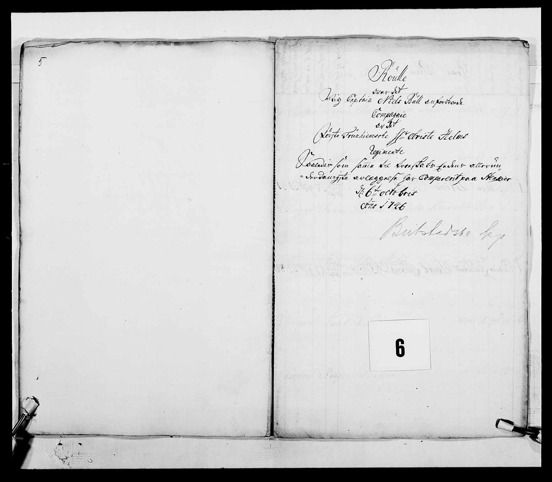Kommanderende general (KG I) med Det norske krigsdirektorium, AV/RA-EA-5419/E/Ea/L0509: 1. Trondheimske regiment, 1740-1748, s. 44