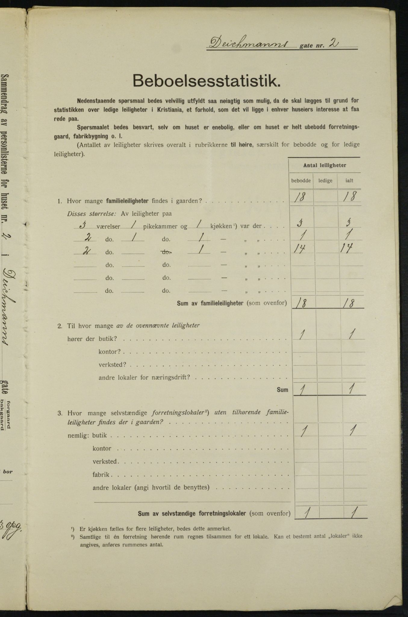 OBA, Kommunal folketelling 1.2.1913 for Kristiania, 1913, s. 15440