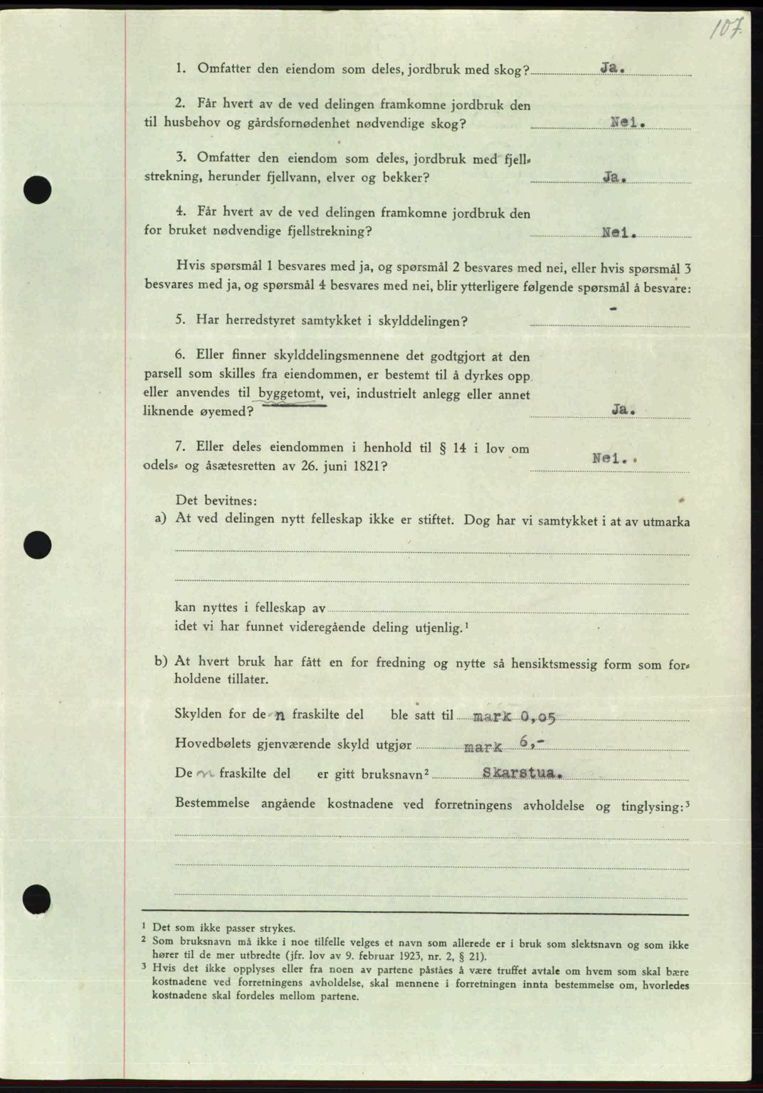 Nordmøre sorenskriveri, AV/SAT-A-4132/1/2/2Ca: Pantebok nr. A104, 1947-1947, Dagboknr: 358/1947