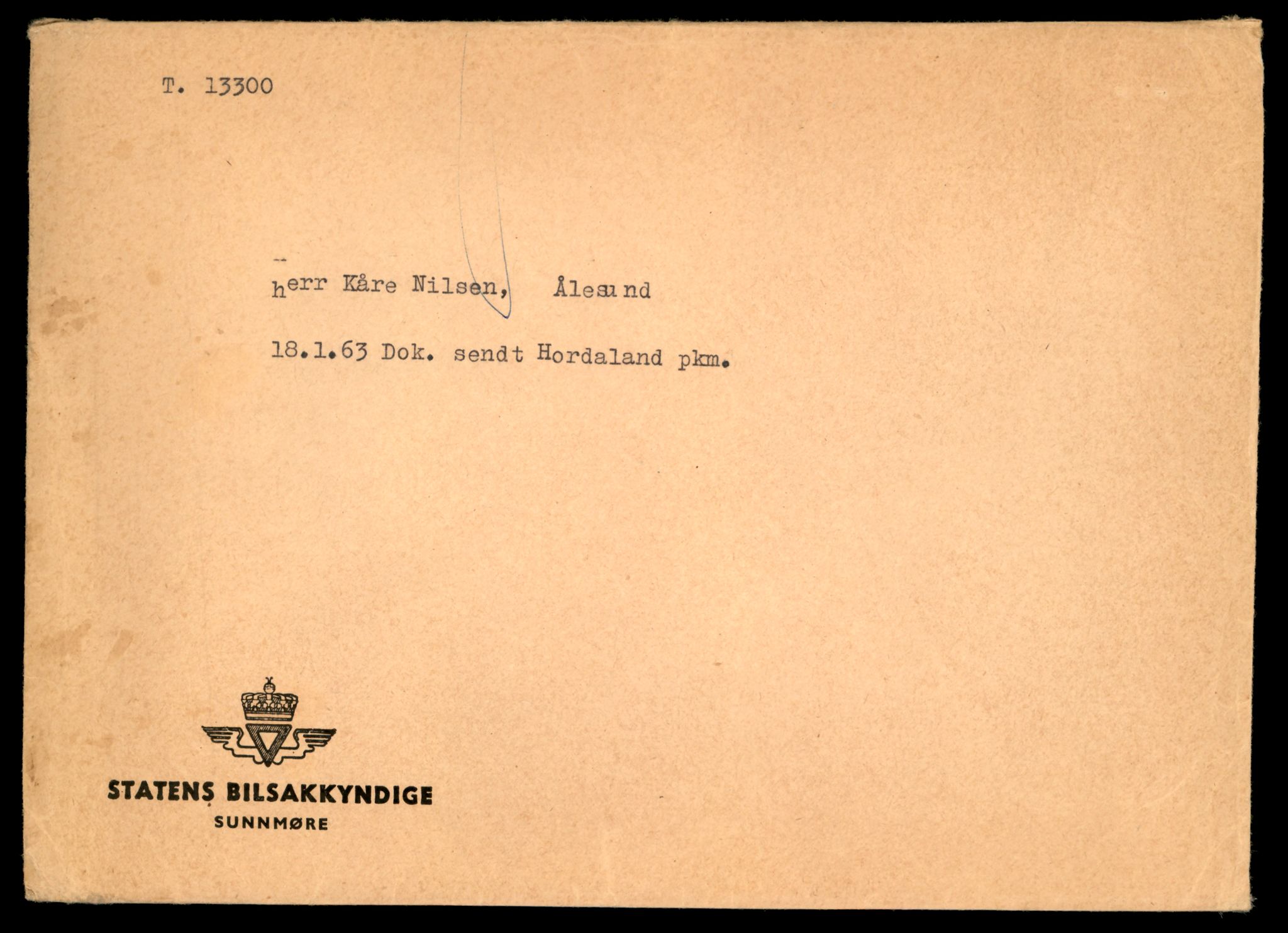Møre og Romsdal vegkontor - Ålesund trafikkstasjon, AV/SAT-A-4099/F/Fe/L0038: Registreringskort for kjøretøy T 13180 - T 13360, 1927-1998, s. 2085