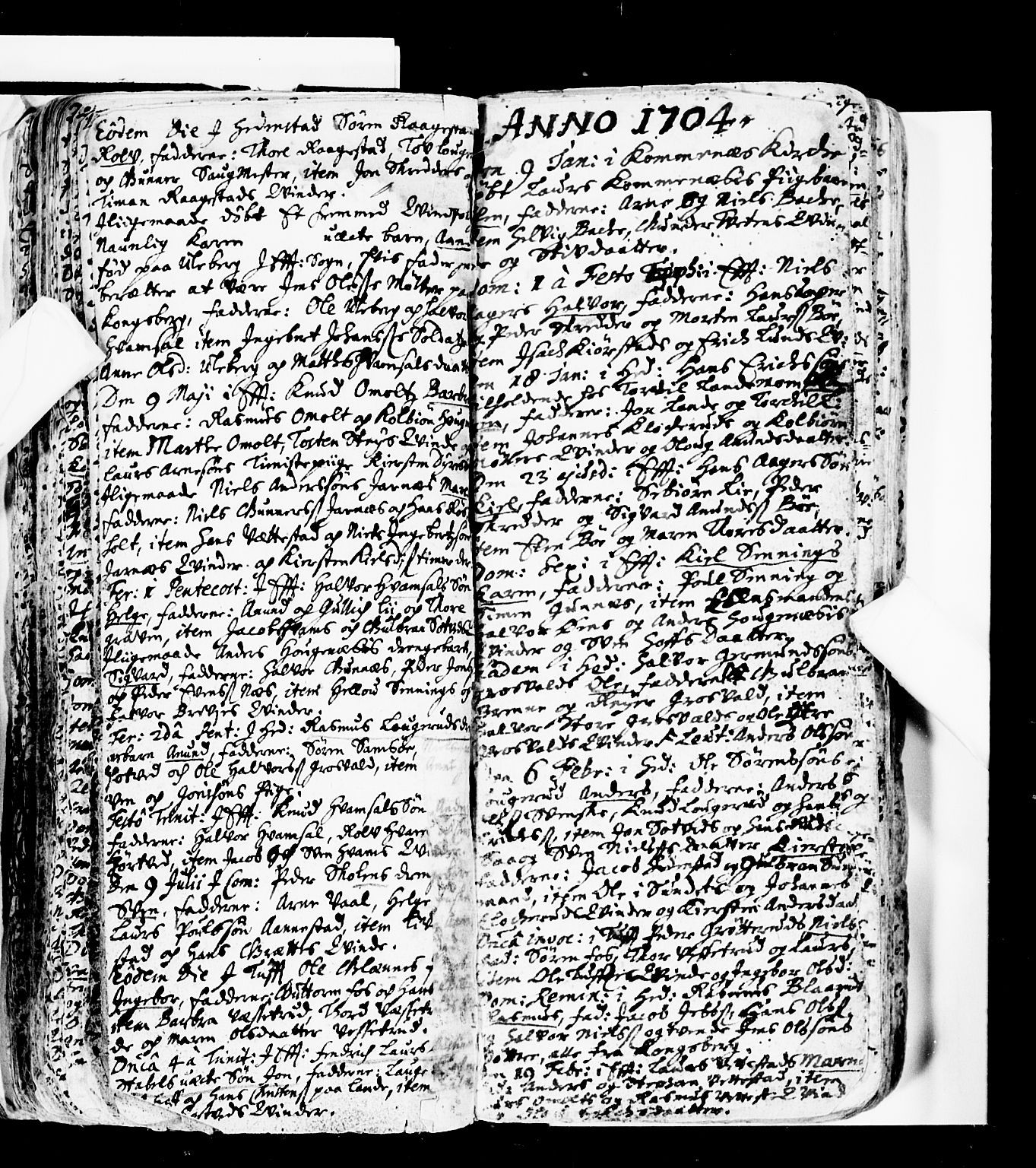Sandsvær kirkebøker, SAKO/A-244/F/Fa/L0001: Ministerialbok nr. I 1, 1665-1725, s. 44