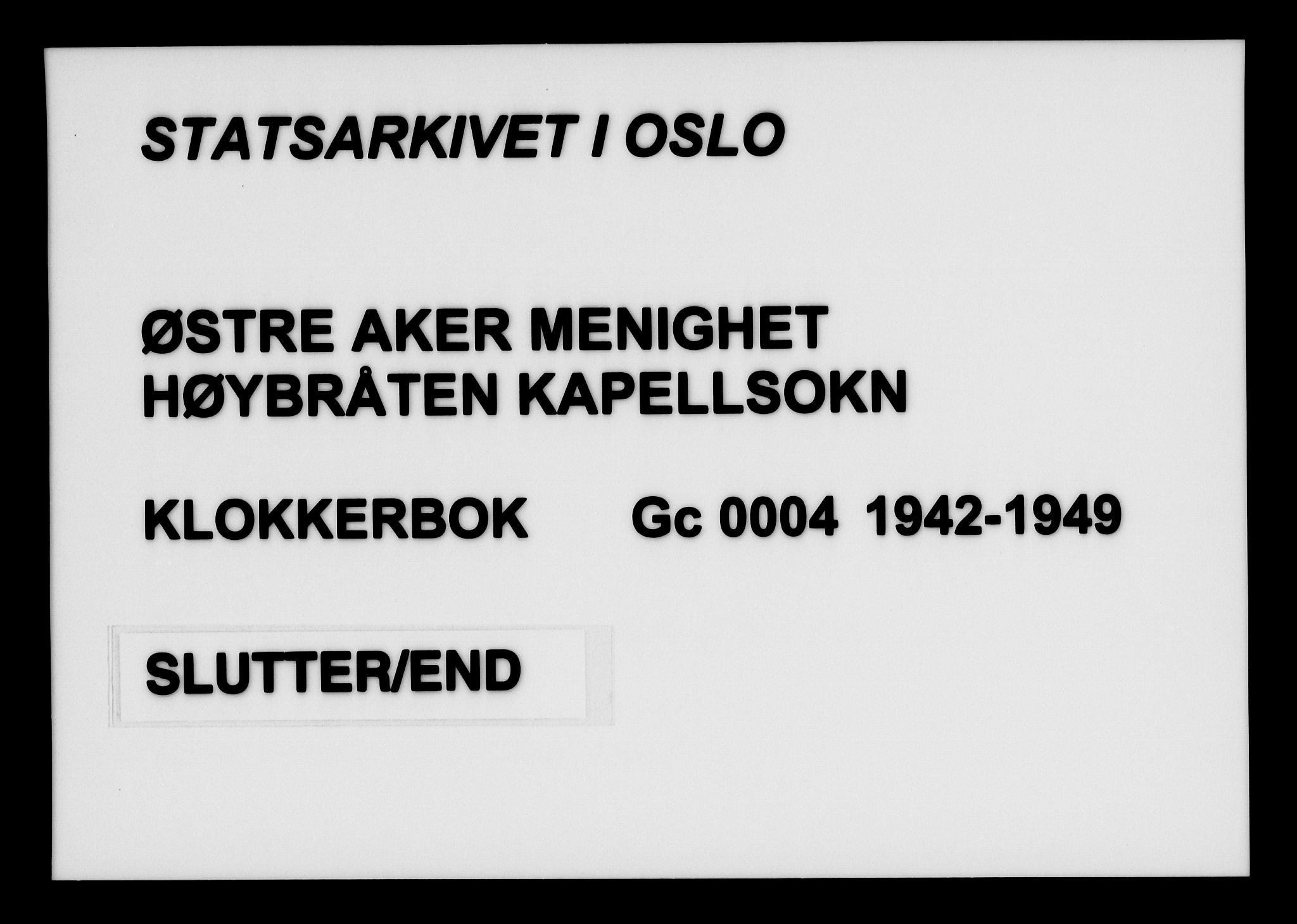 Østre Aker prestekontor Kirkebøker, AV/SAO-A-10840/G/Gc/L0004: Klokkerbok nr. III 4, 1942-1949, s. 24